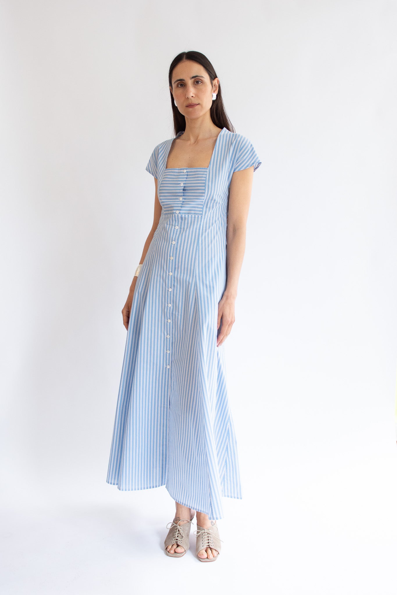 MR. LARKIN, Madison Dress, French Stripe