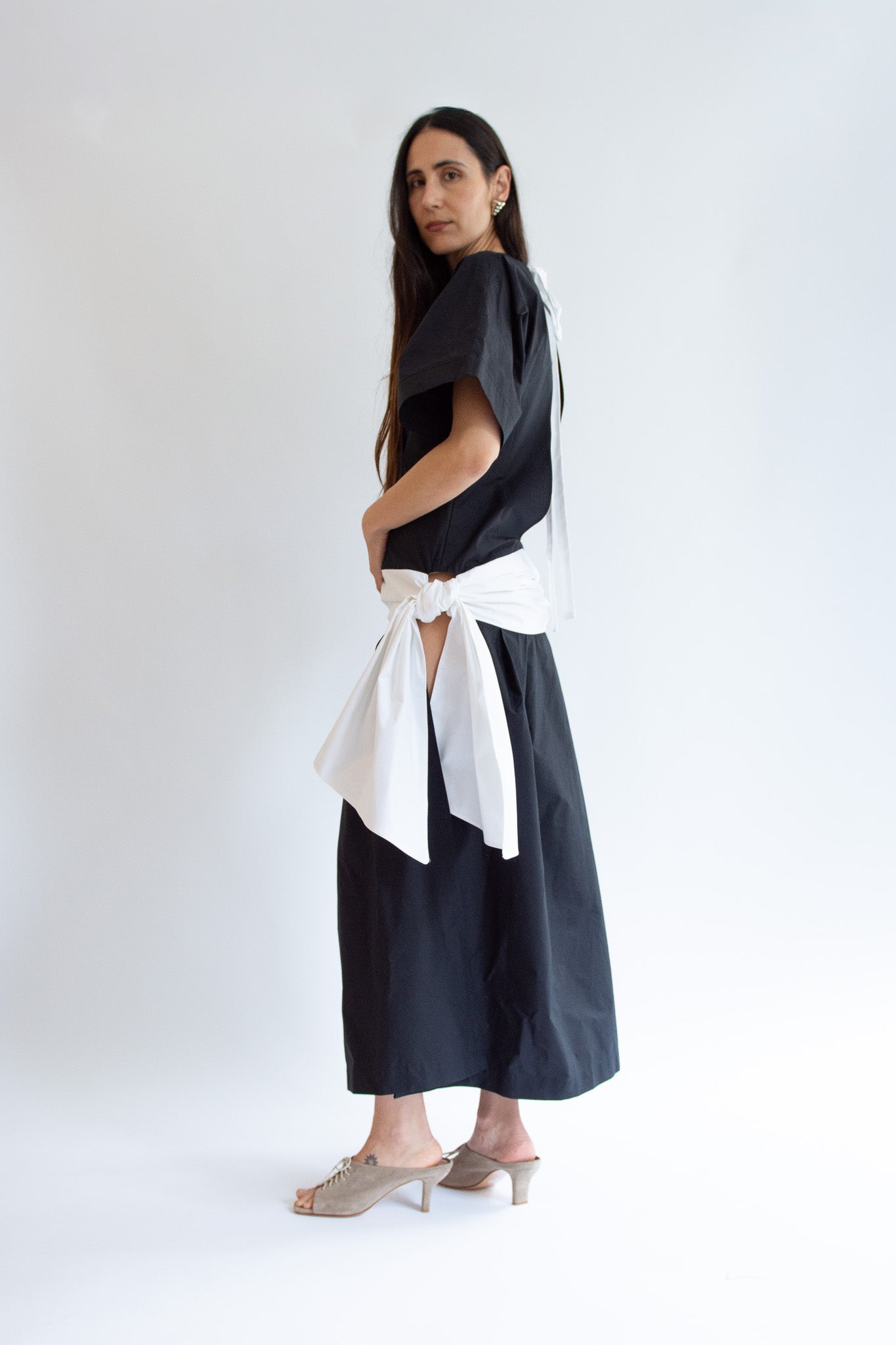 MICHELLE DEL RIO, Louise Dress, Black & White