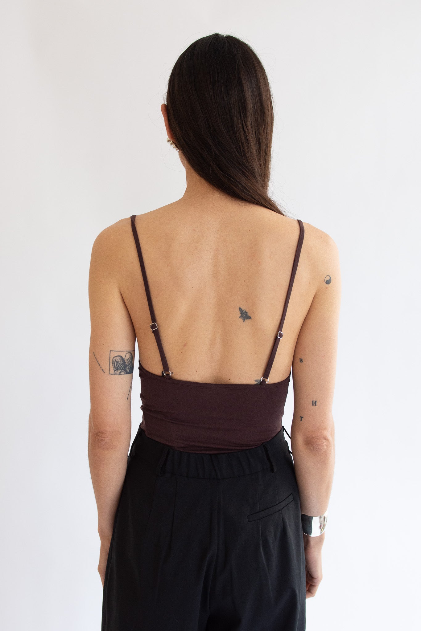 NIA THOMAS, Othella Tank Top, Espresso