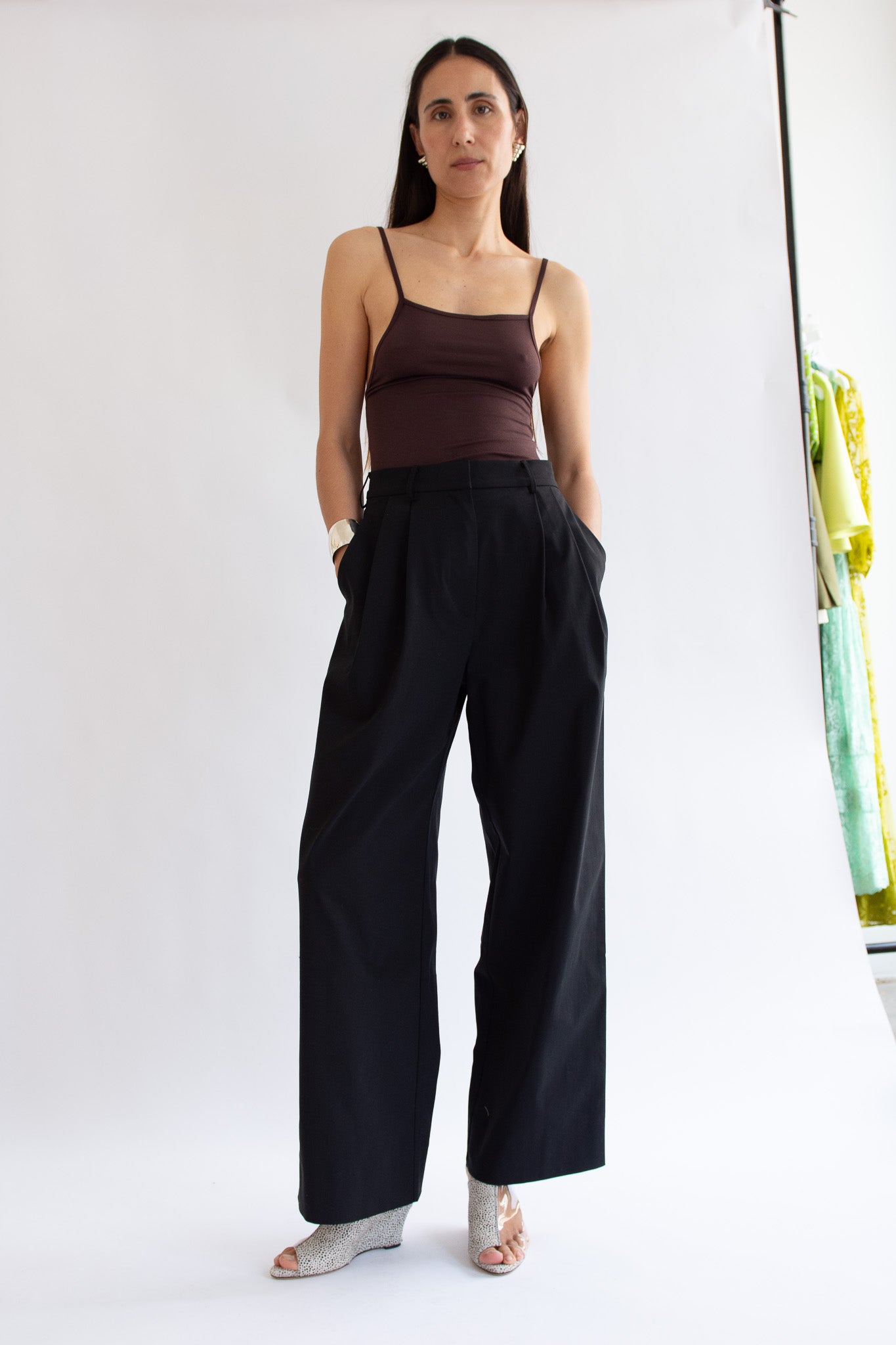 NIA THOMAS, Othella Tank Top, Espresso