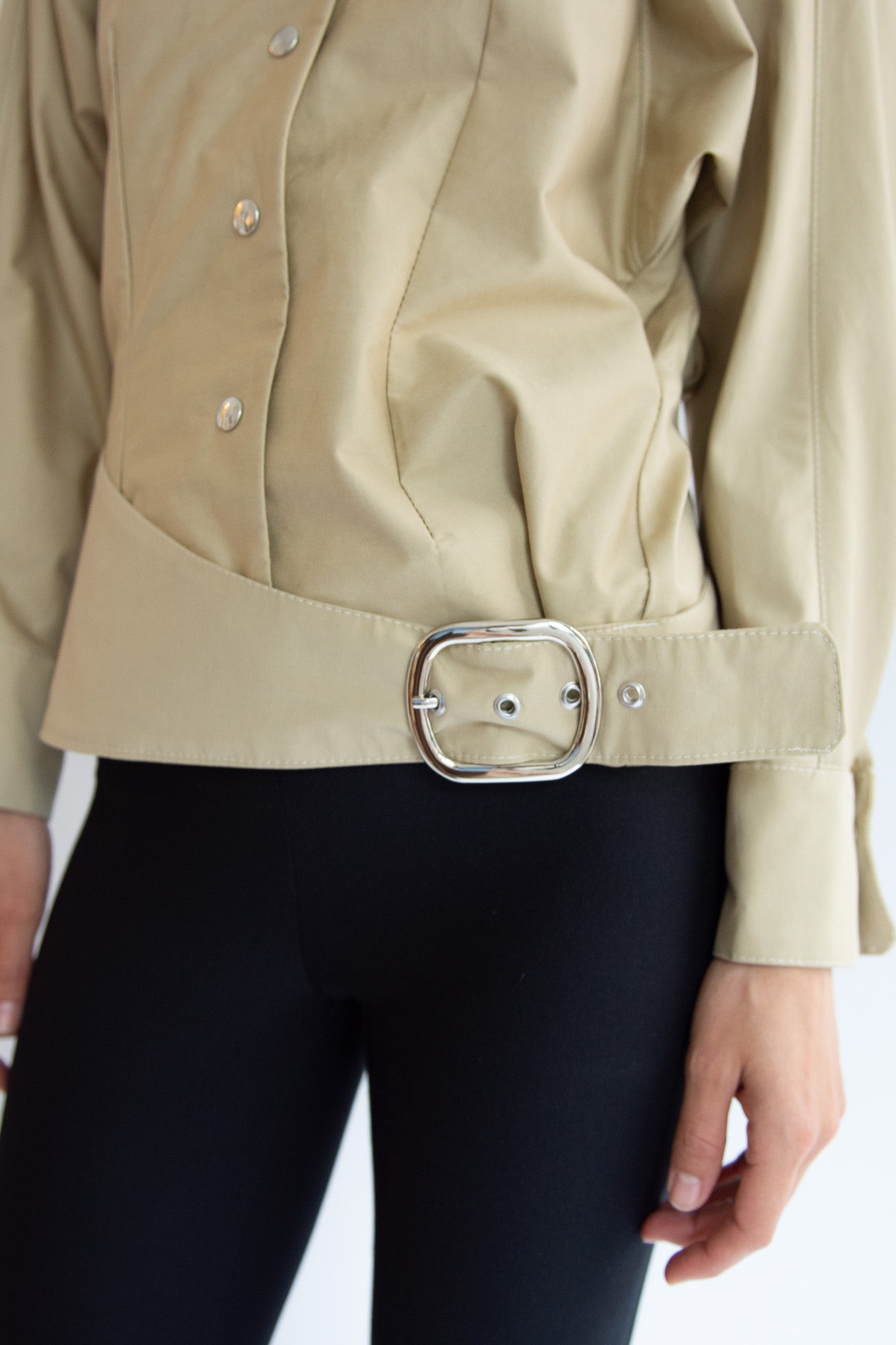 MICHELLE DEL RIO, Santiago Jacket, Khaki