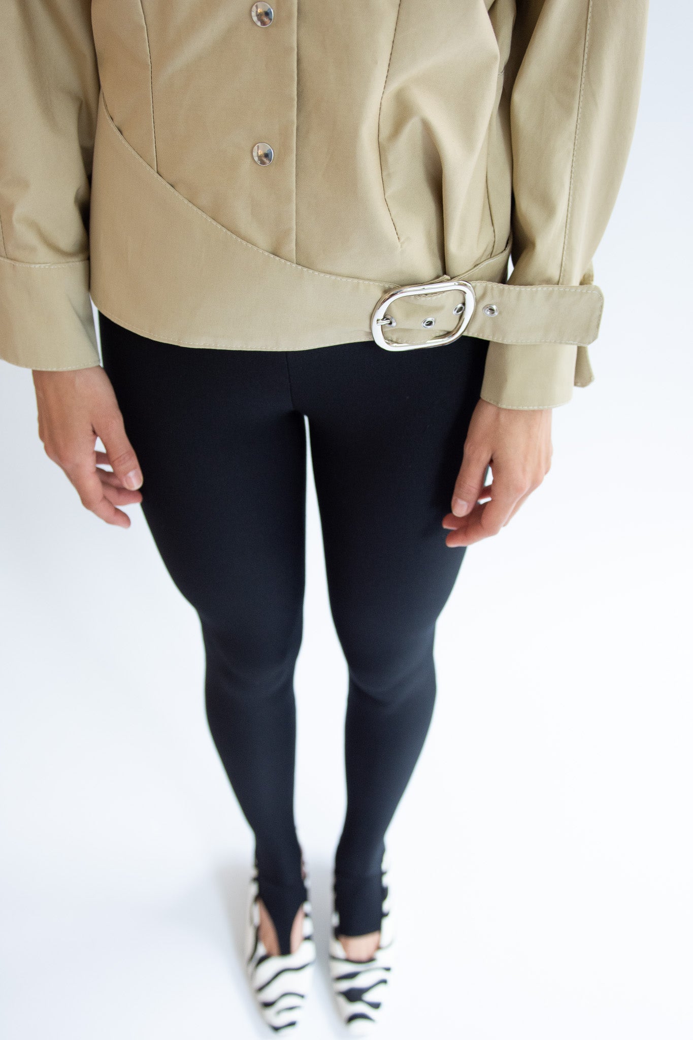 MICHELLE DEL RIO, Santiago Jacket, Khaki
