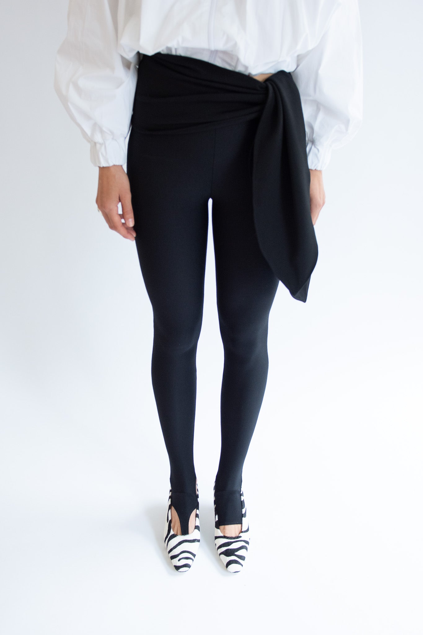 MICHELLE DEL RIO, Bianca Leggings, Black
