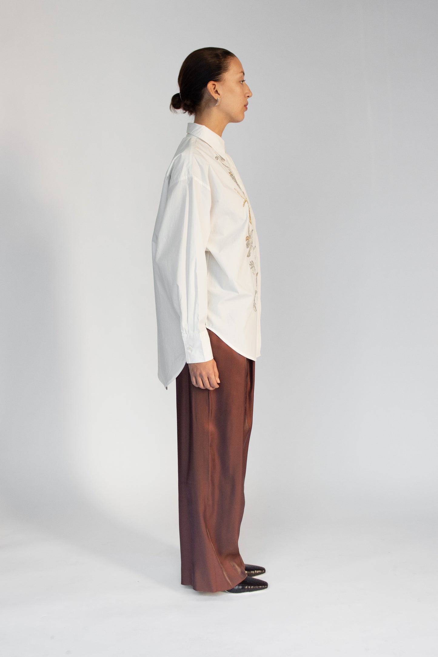 MR. LARKIN, King Mylar Shirt, Mylar Floral - PRE-SALE