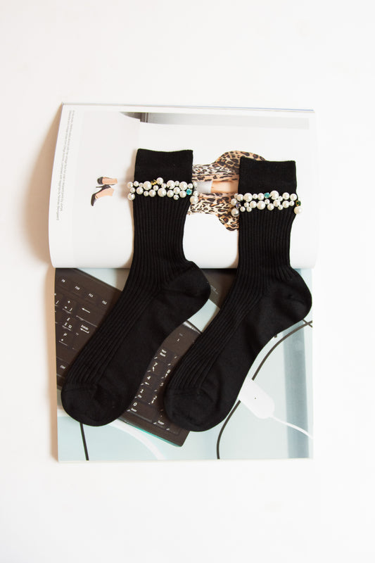 MARIA LA ROSA, Socks Miami, Black