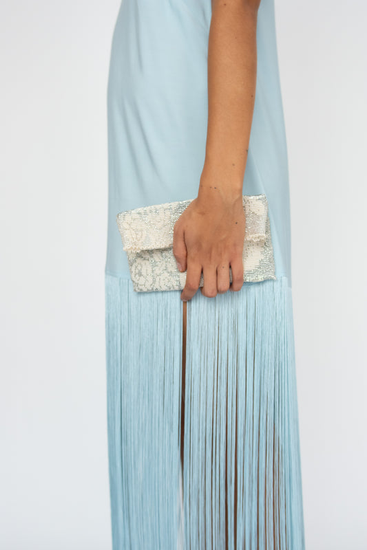 PURA UTZ, Lace Clutch