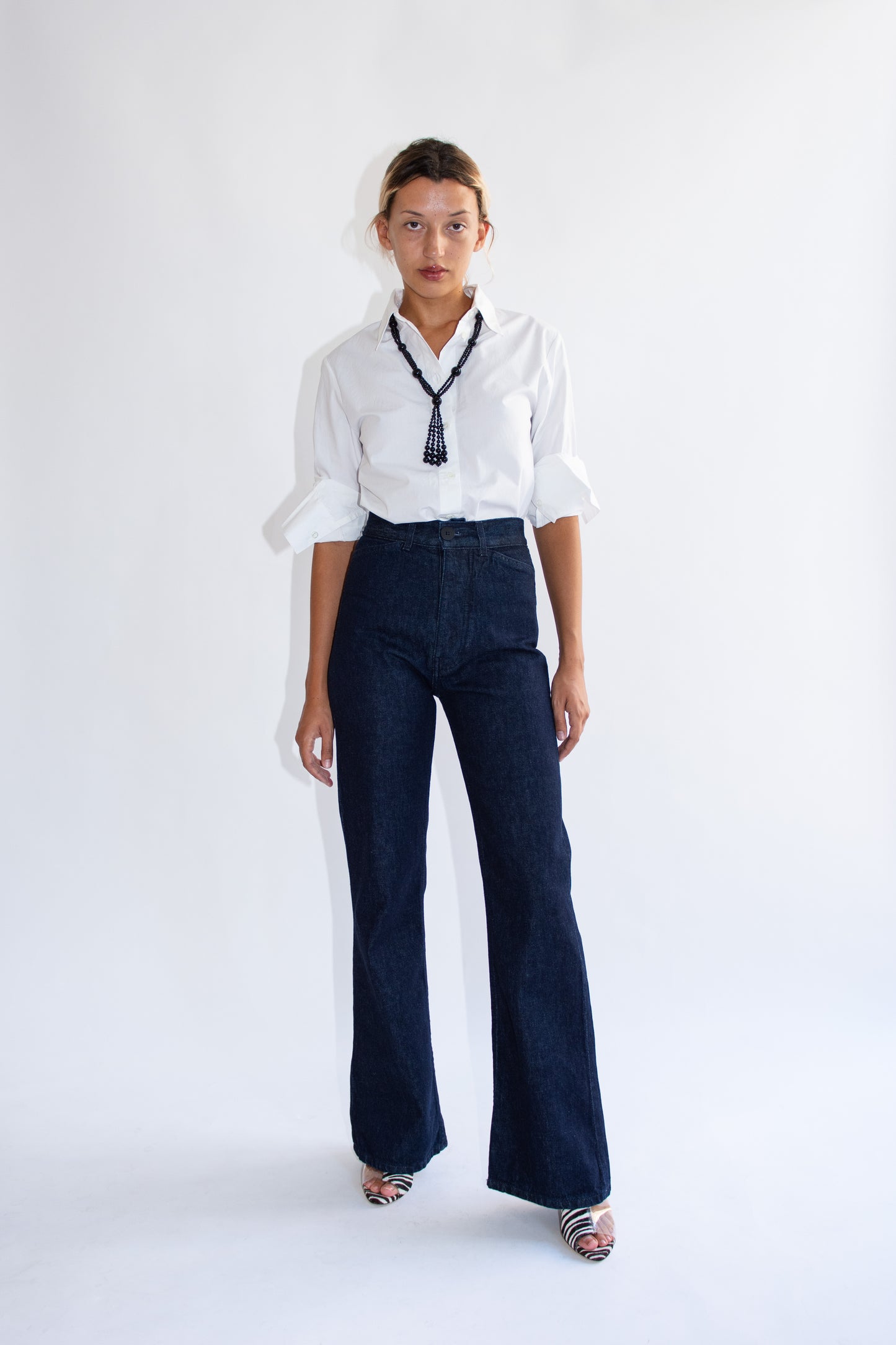 JESSE KAMM, Les Deux Pants, Dark Blue/Dark Stitch