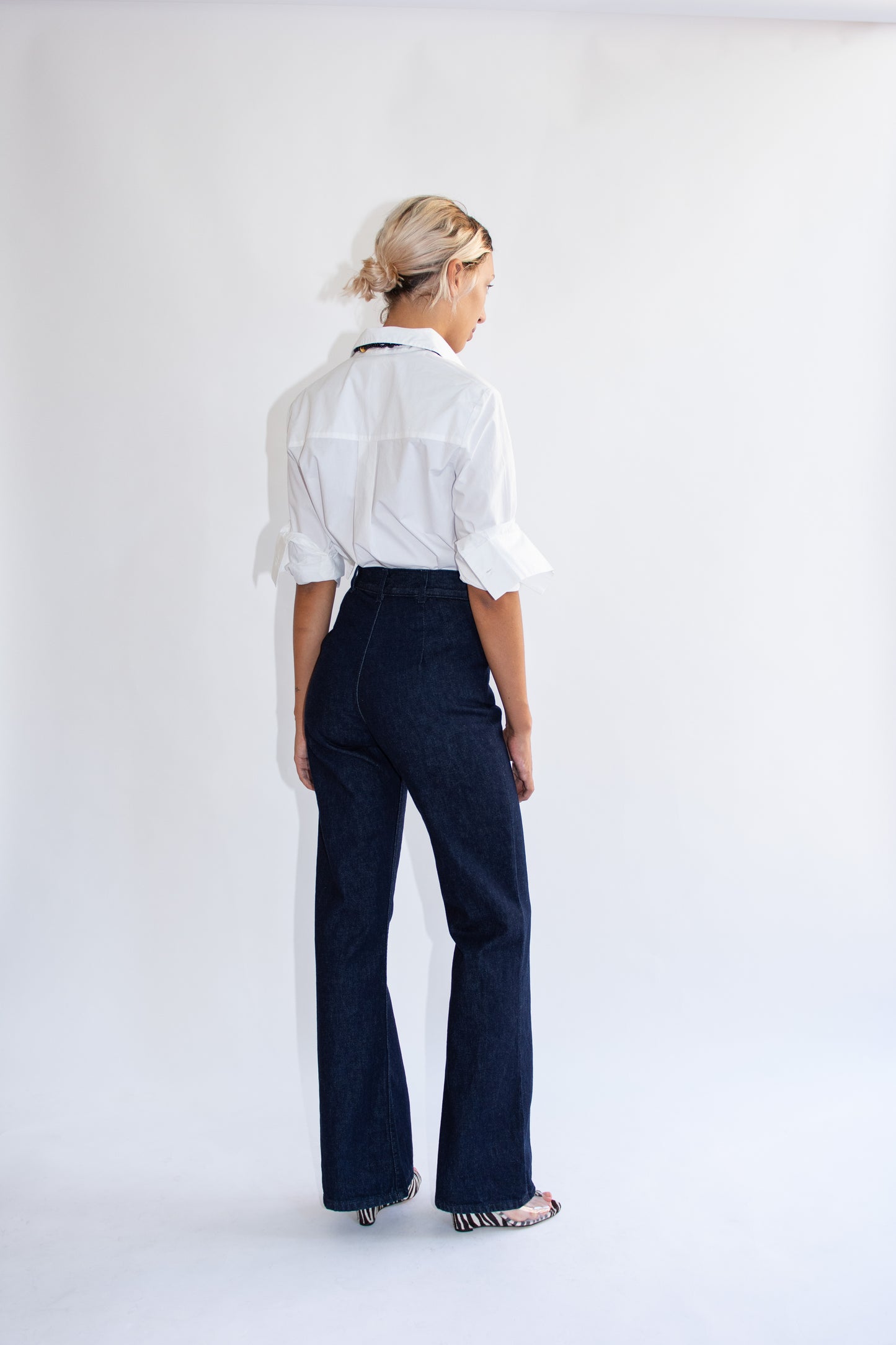 JESSE KAMM, Les Deux Pants, Dark Blue/Dark Stitch