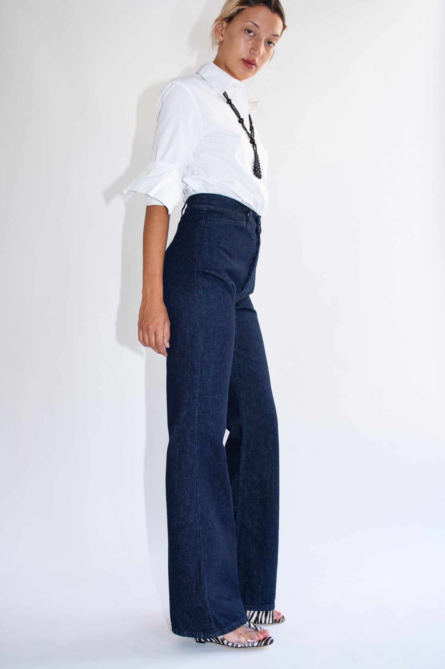 JESSE KAMM, Les Deux Pants, Dark Blue/Dark Stitch