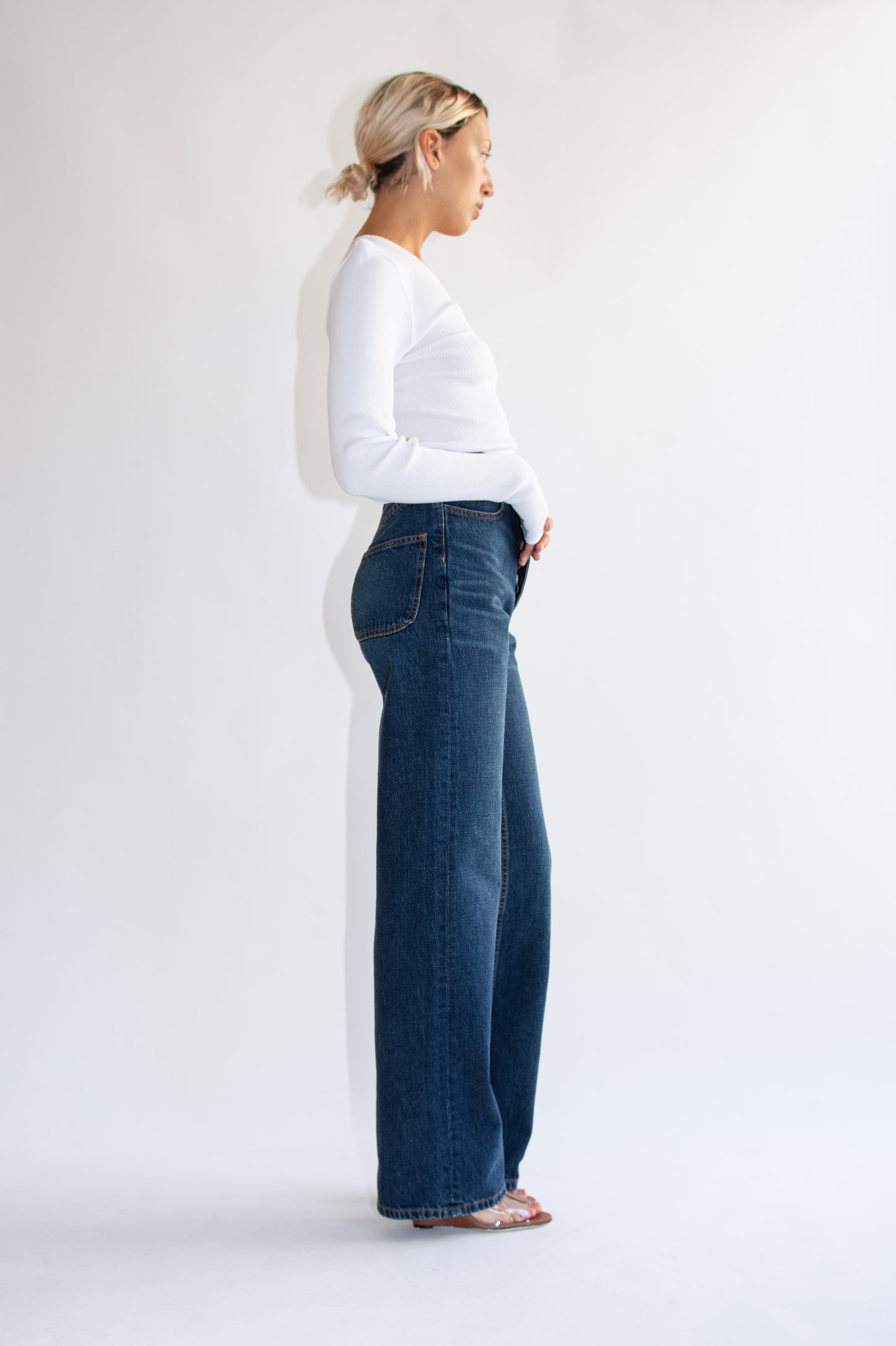 JESSE KAMM, Alta Jeans, Medium Roast