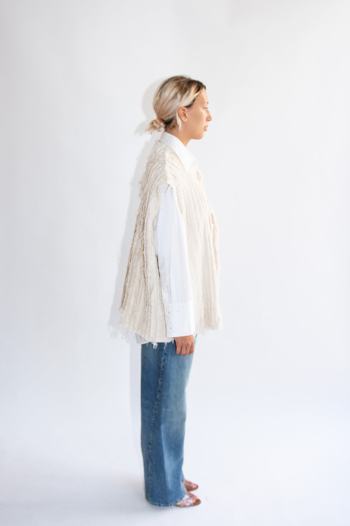 JESSE KAMM, Baleen Vest, Natural
