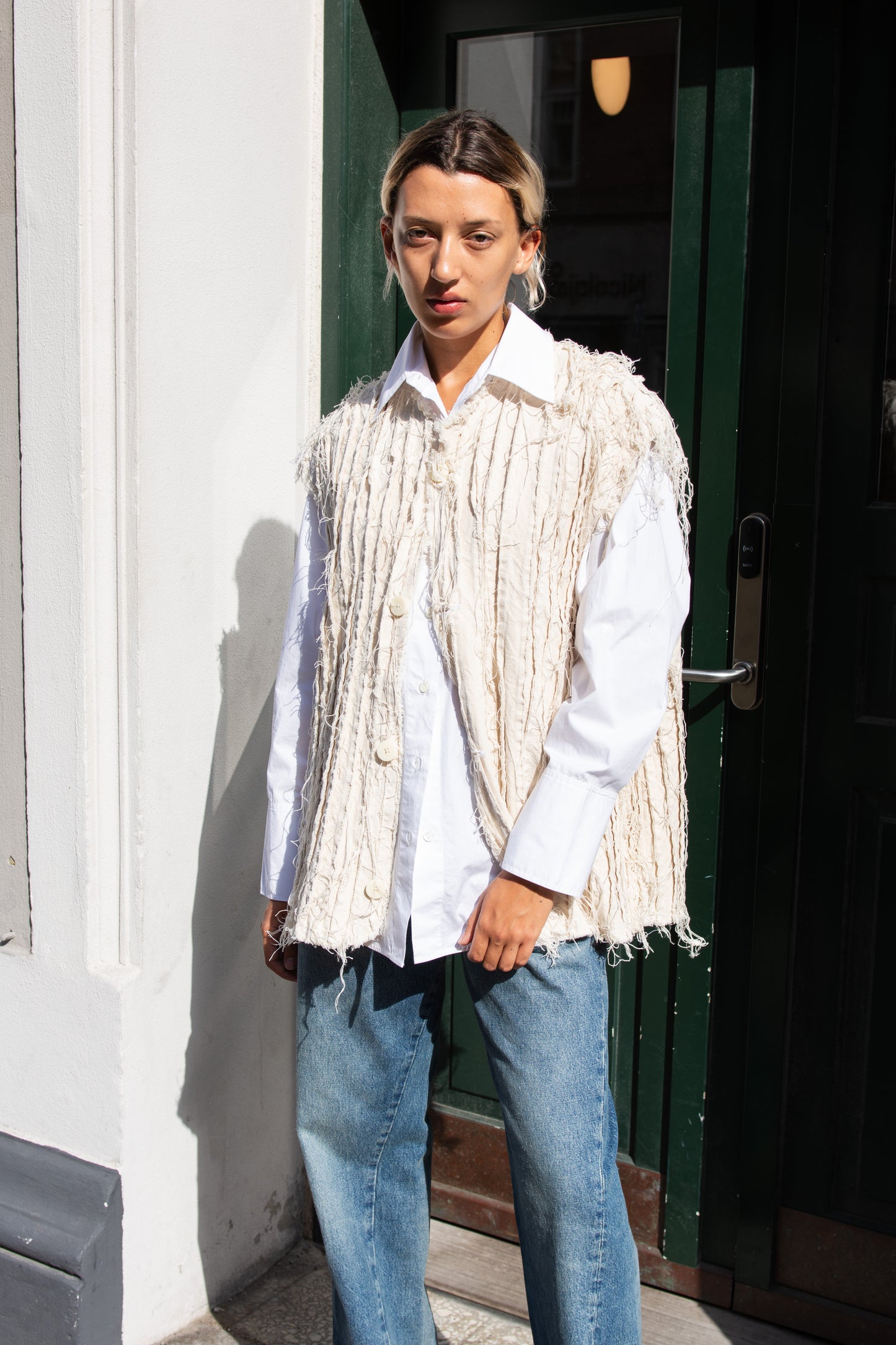 JESSE KAMM, Baleen Vest, Natural