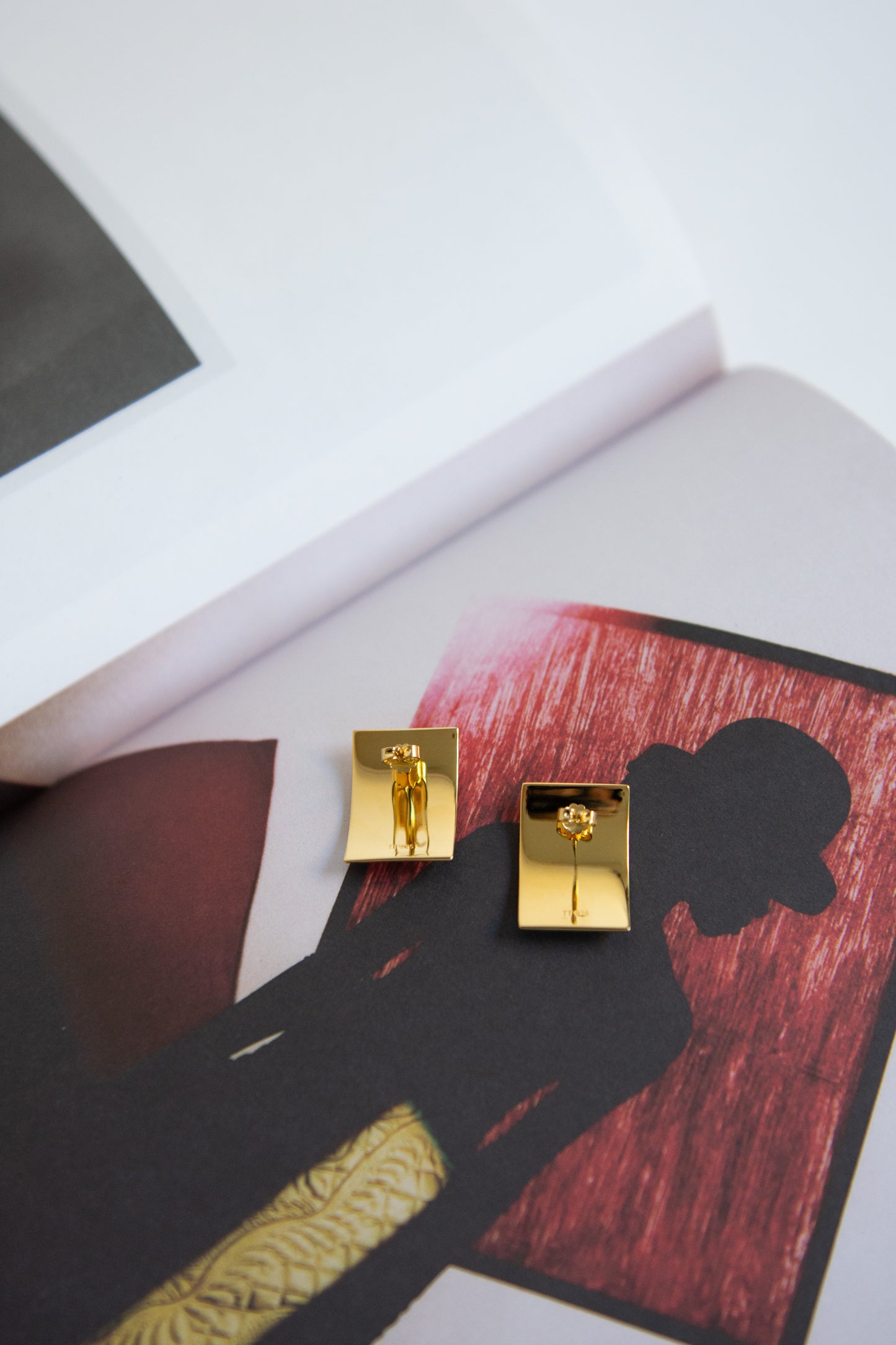 TRINE TUXEN, Traces Earring, Gold Plated