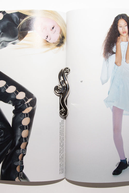 TRINE TUXEN, Endless Hair Clip, Platinum