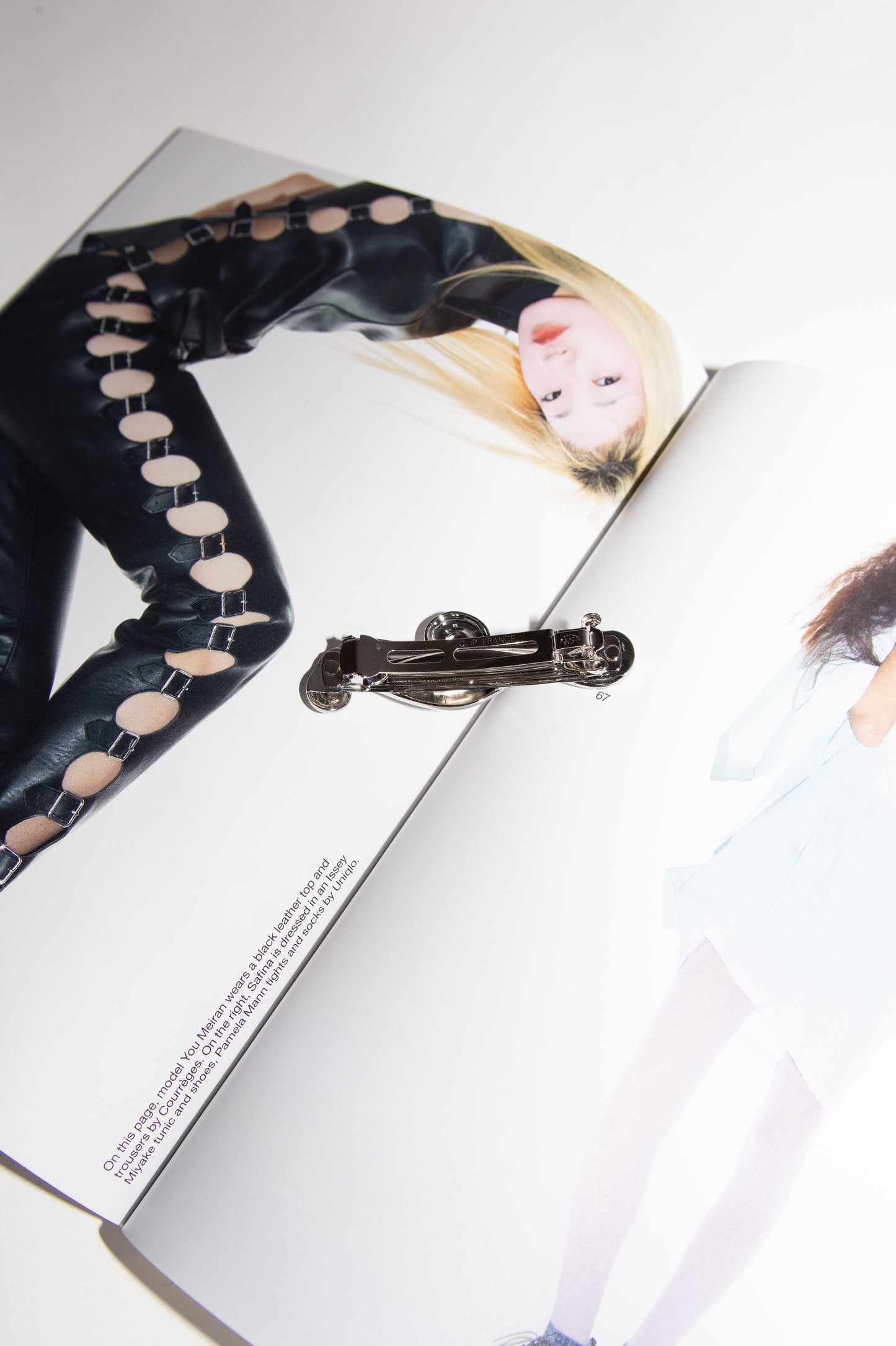 TRINE TUXEN, Endless Hair Clip, Platinum