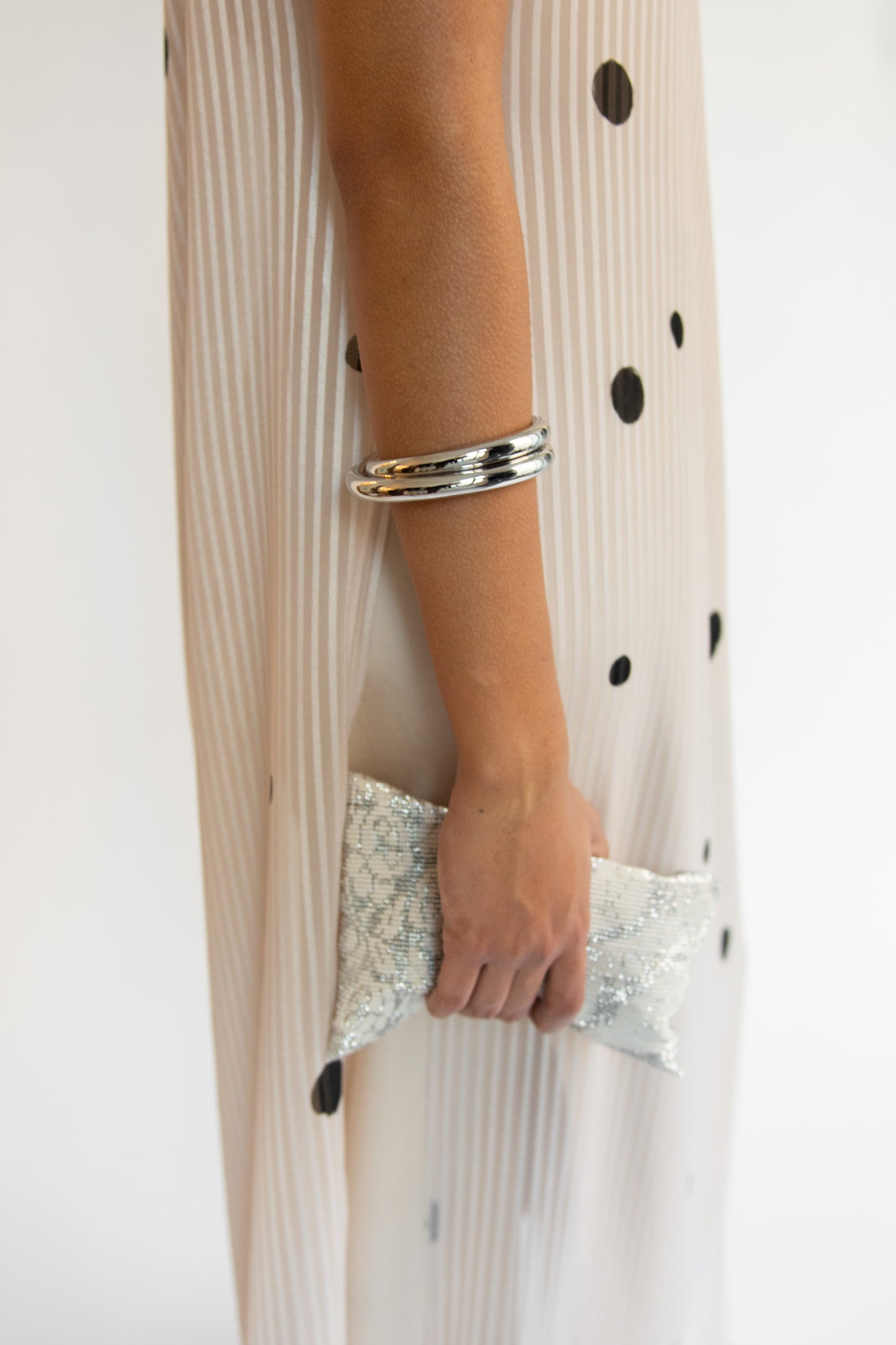 TRINE TUXEN, Aligned Bangle, Platinum