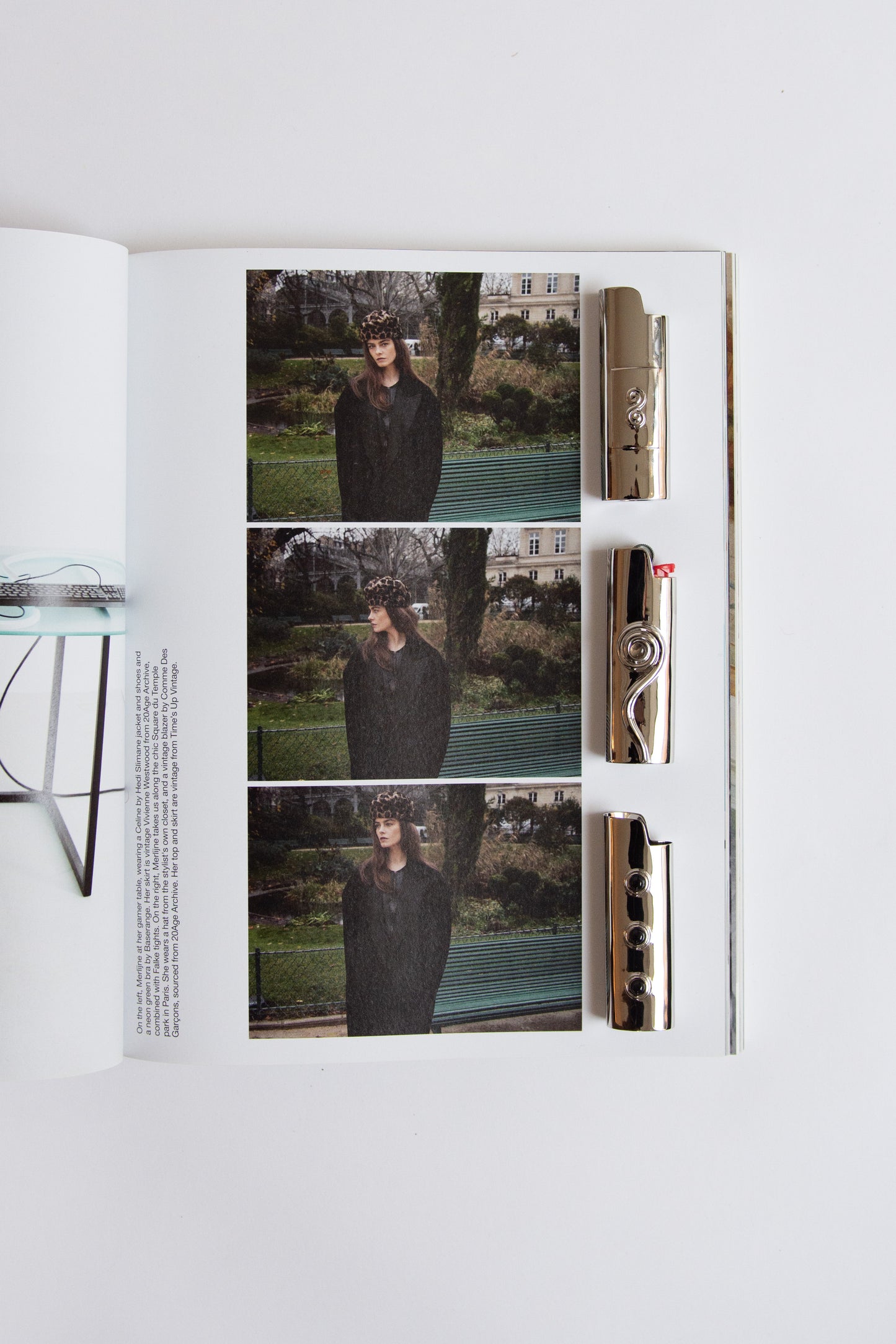 TRINE TUXEN, Moments Lighter Case, Platinum