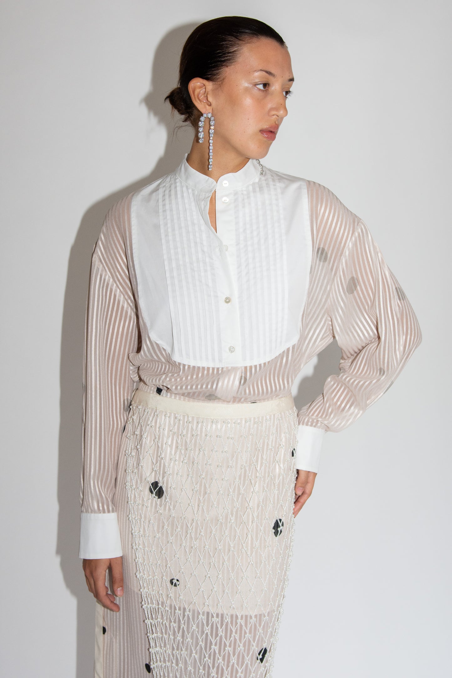 MR. LARKIN, Tuxedo Shirt, Space Grey