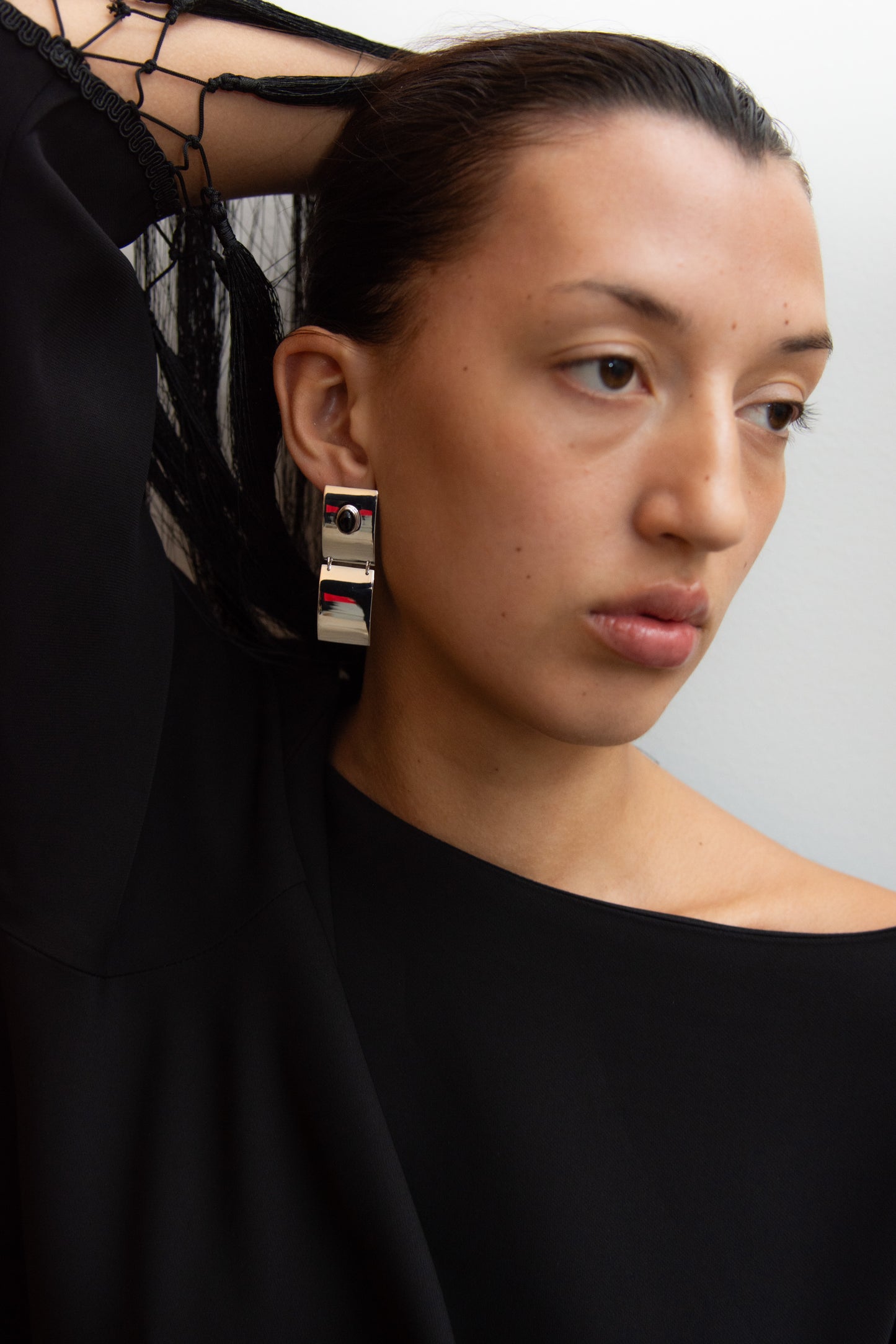 TRINE TUXEN, Reframe Earring, Sterling Silver