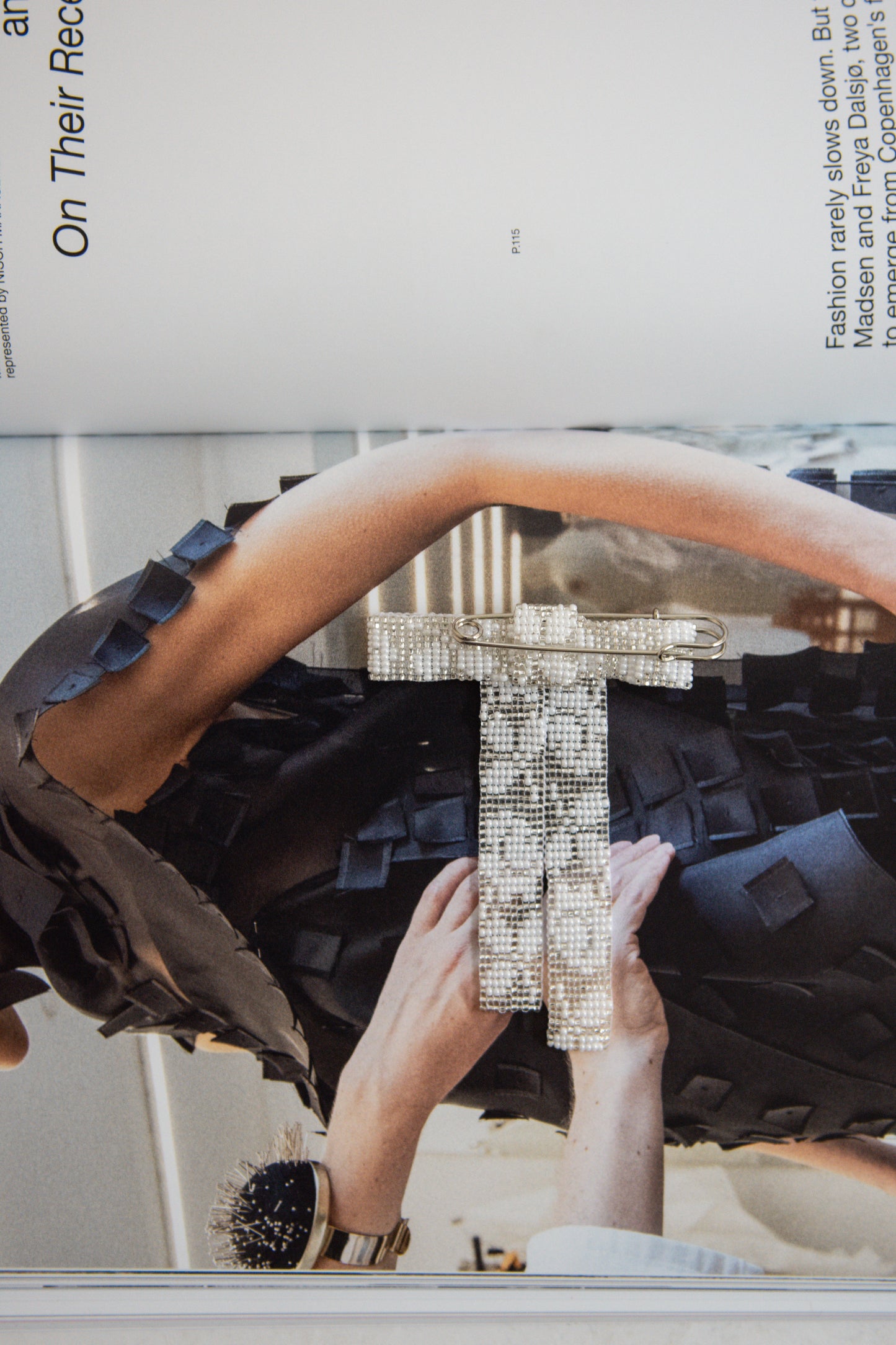 PURA UTZ, Lace Brooch