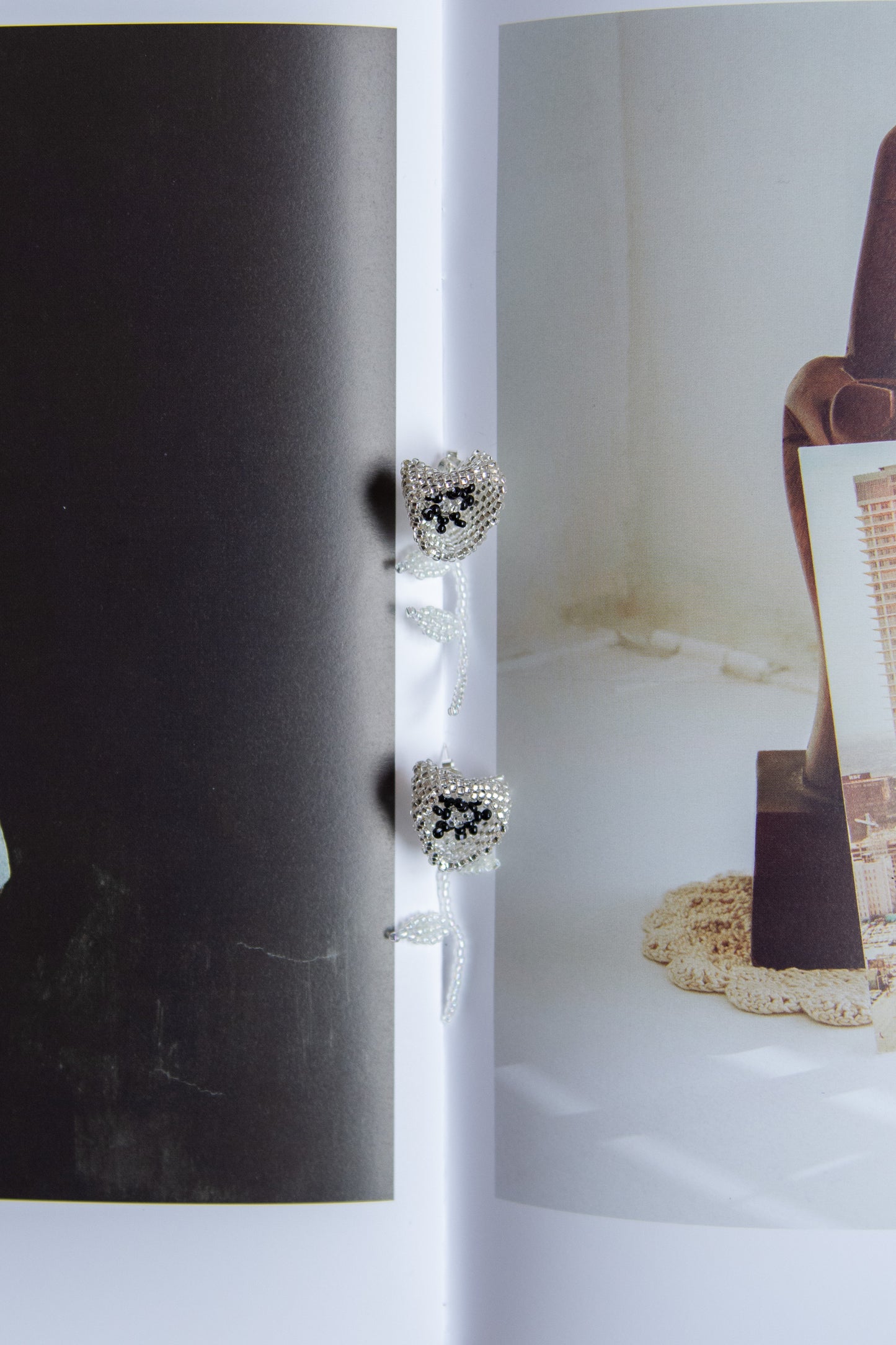 PURA UTZ, Poppy Ear Stick, Silver