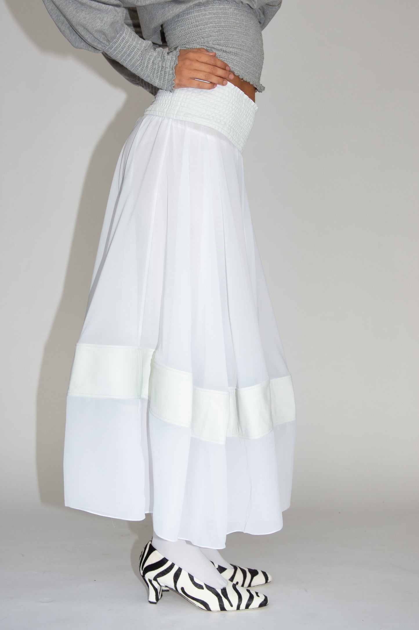 NICKLAS SKOVGAARD, Carol Skirt, White