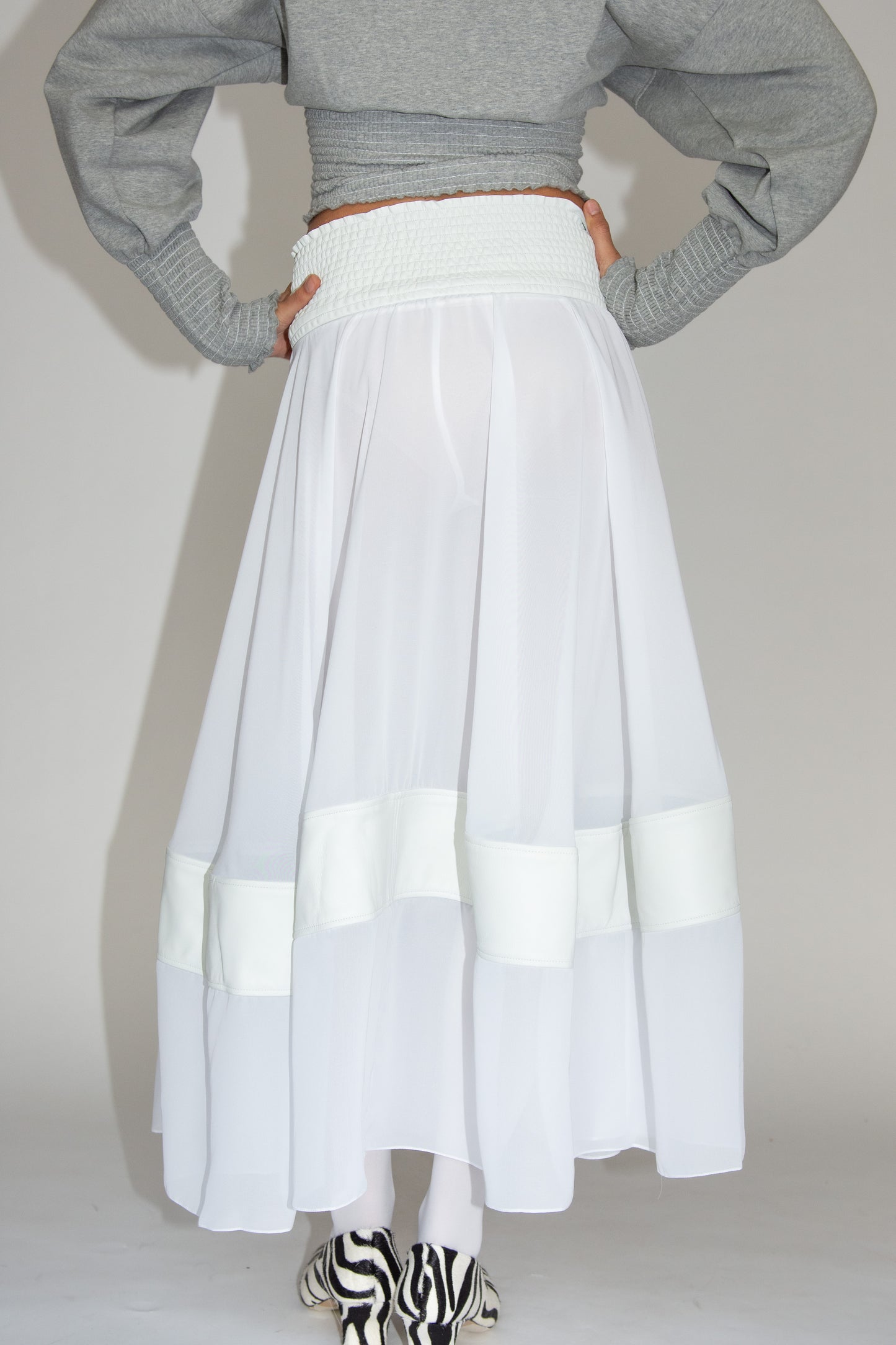 NICKLAS SKOVGAARD, Carol Skirt, White