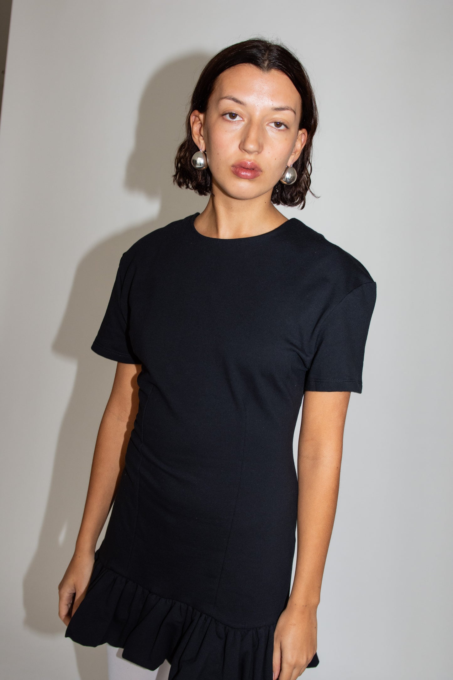 RACHEL COMEY, Large Keel Hoop, Sterling Silver