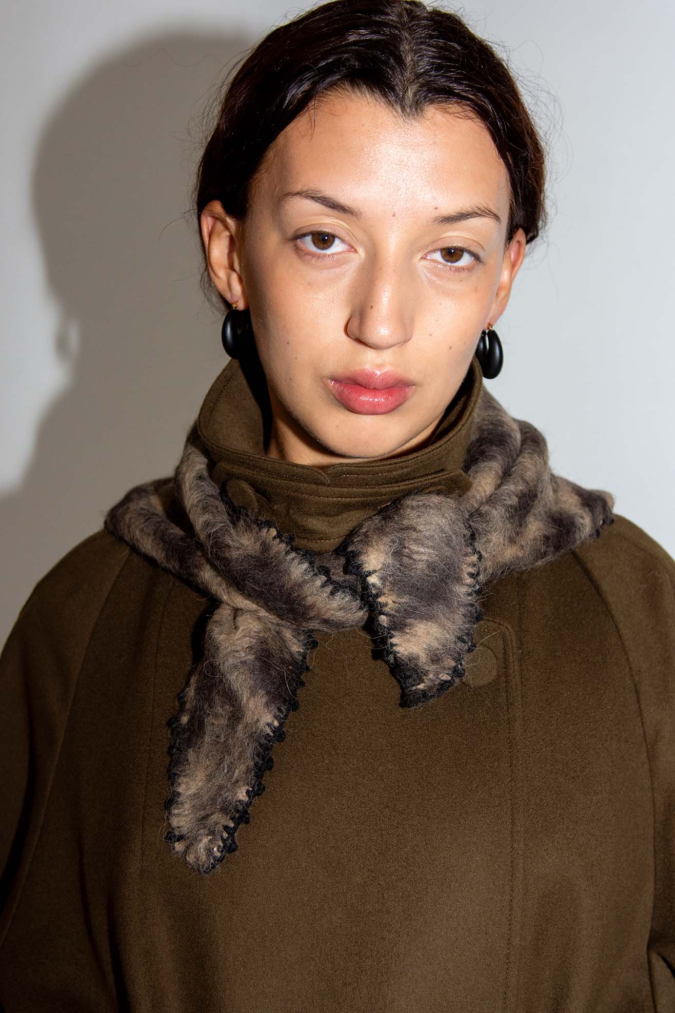 RACHEL COMEY, Vetta Scarf, Chocolate Space Dye