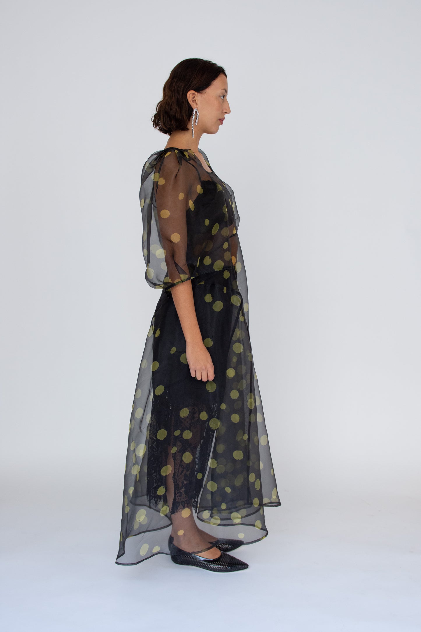 MR. LARKIN, Lexi Dress, Space Green