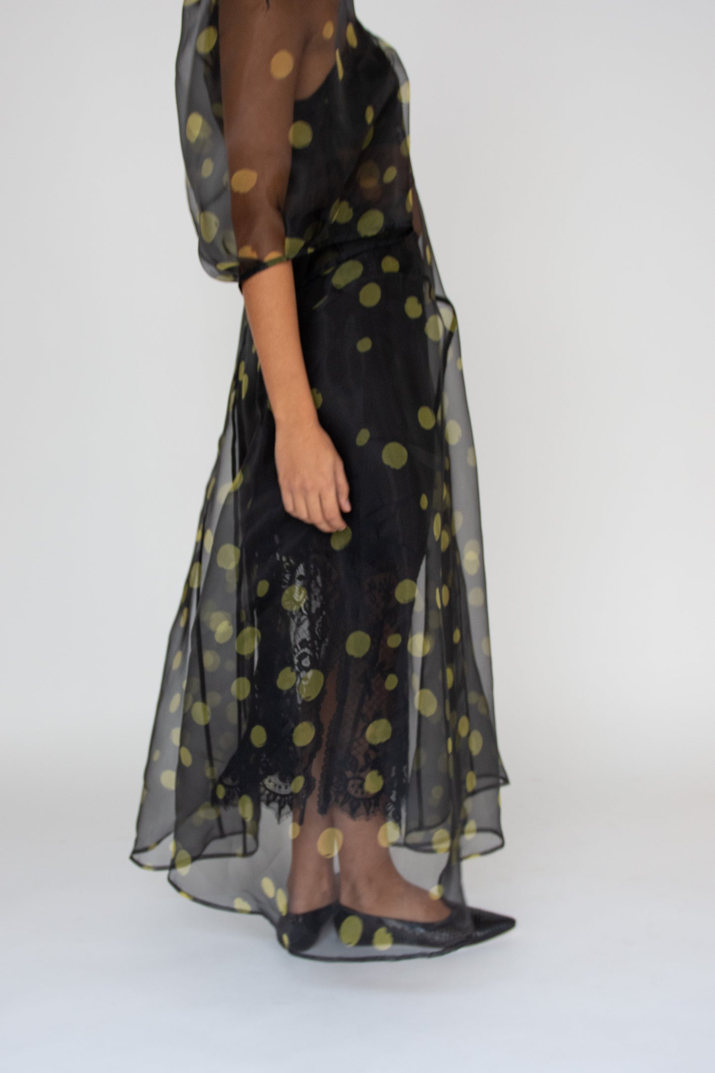 MR. LARKIN, Lexi Dress, Space Green