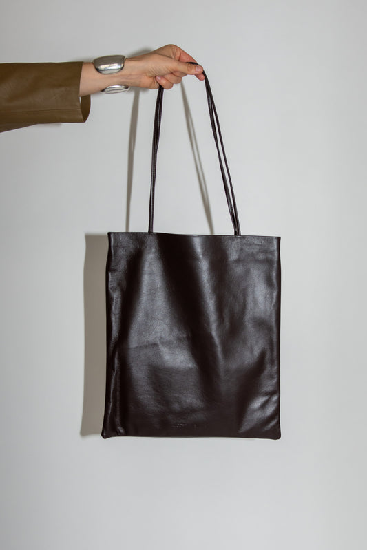 MODERN WEAVING, Slim Lamb Sak, Braun