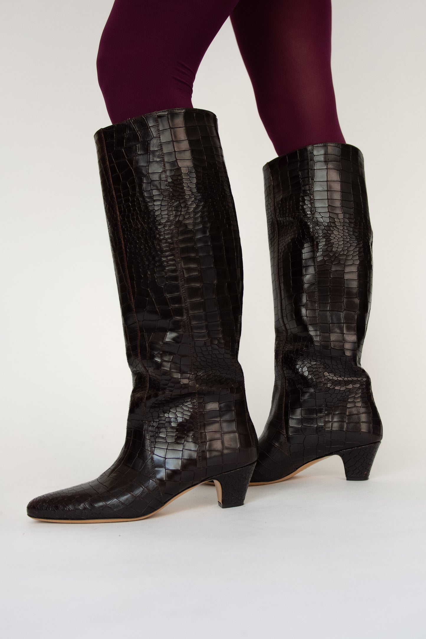 MR. LARKIN, Bane Boot, Mahogany Croc