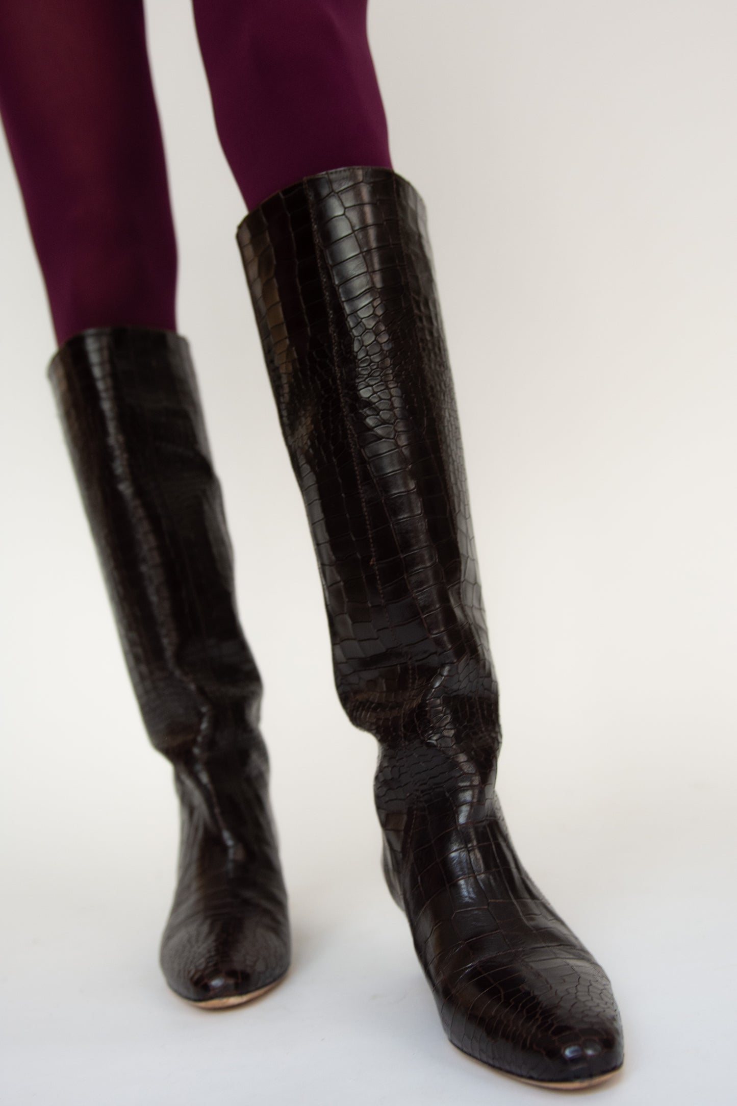 MR. LARKIN, Bane Boot, Mahogany Croc