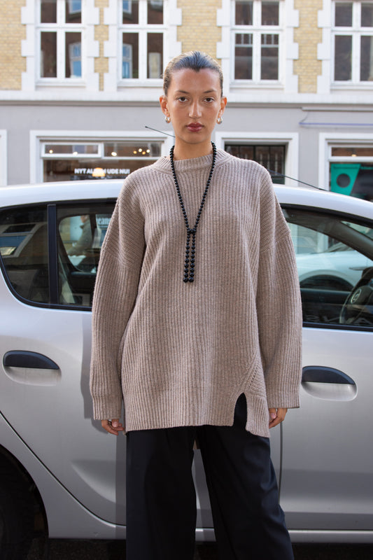 THE GARMENT, Como Giant Sweater, Beige Melange