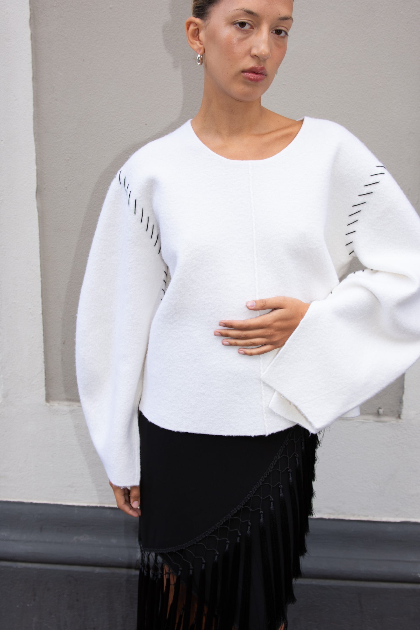 THE GARMENT, Oslo Sweater, Ivory