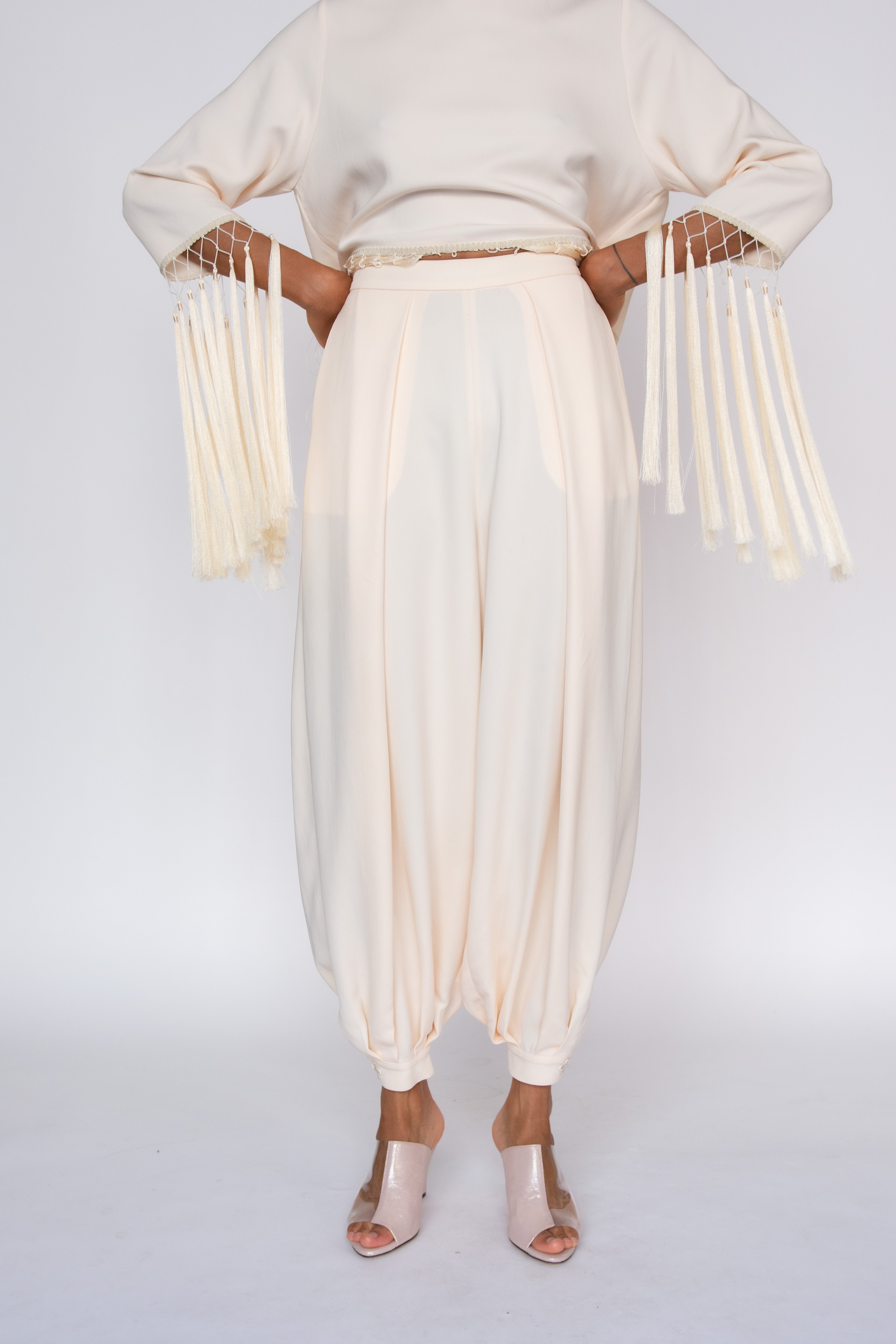 MR. LARKIN, Athena Pants, Sheer Pink – Mr. Larkin
