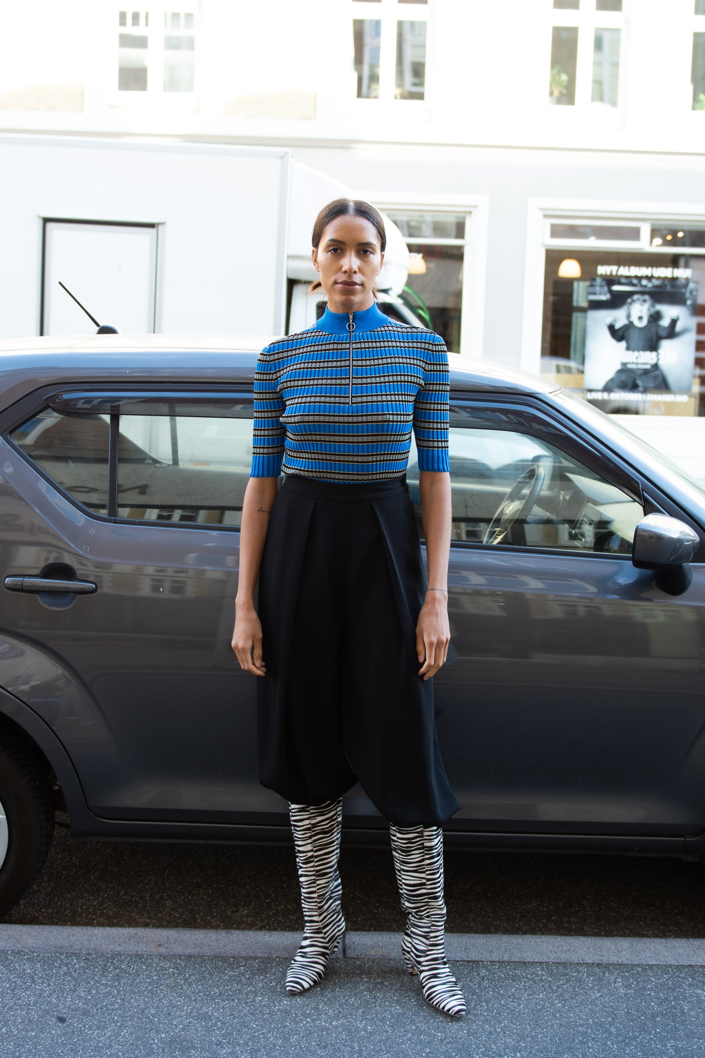 MR. LARKIN, Franca Knit, Cobalt