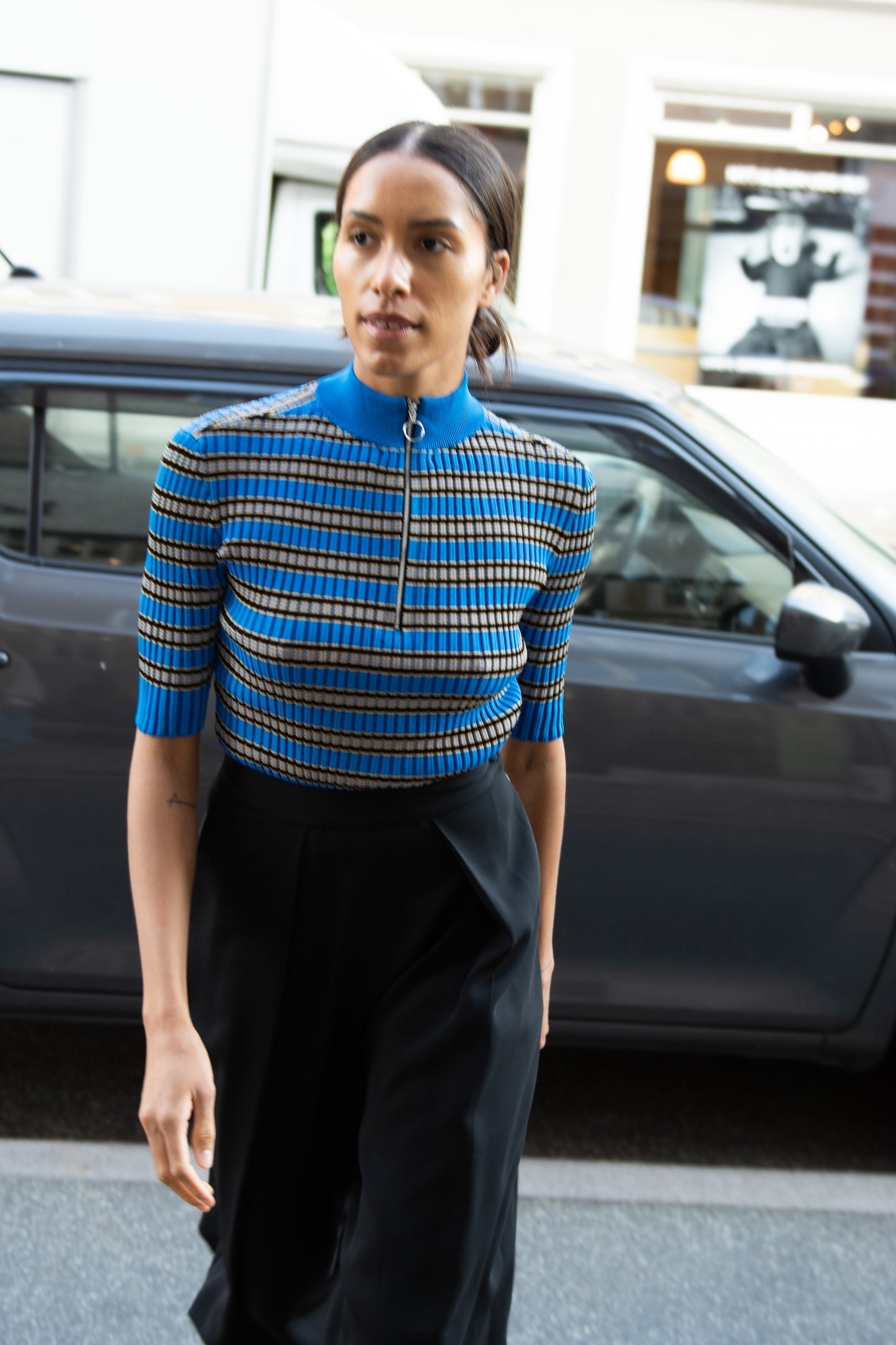 MR. LARKIN, Franca Knit, Cobalt