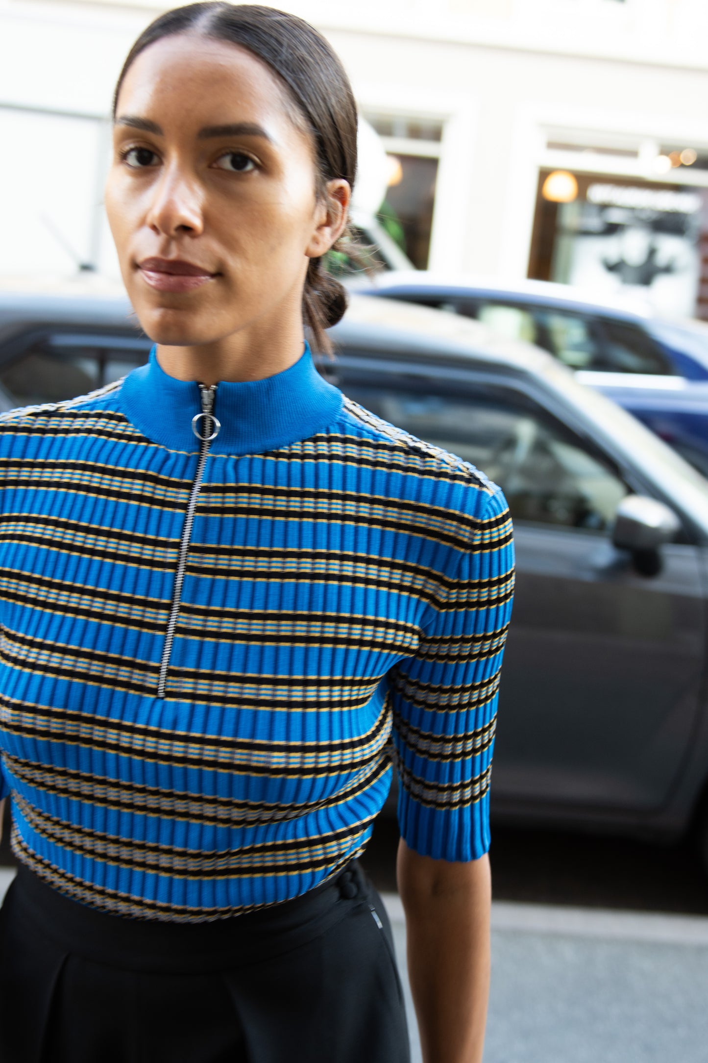 MR. LARKIN, Franca Knit, Cobalt