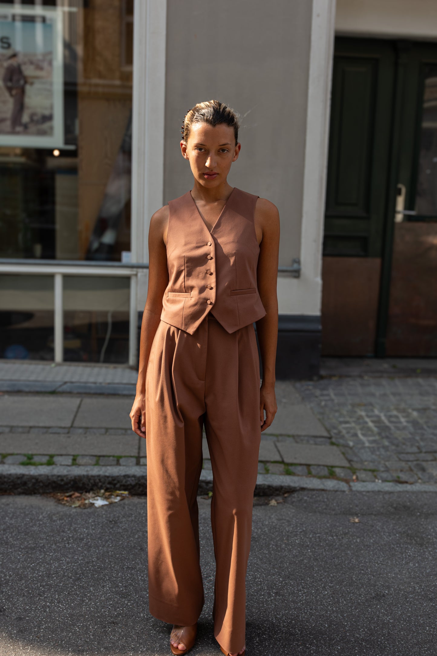 MR. LARKIN, Cleo Pant, Chocolate