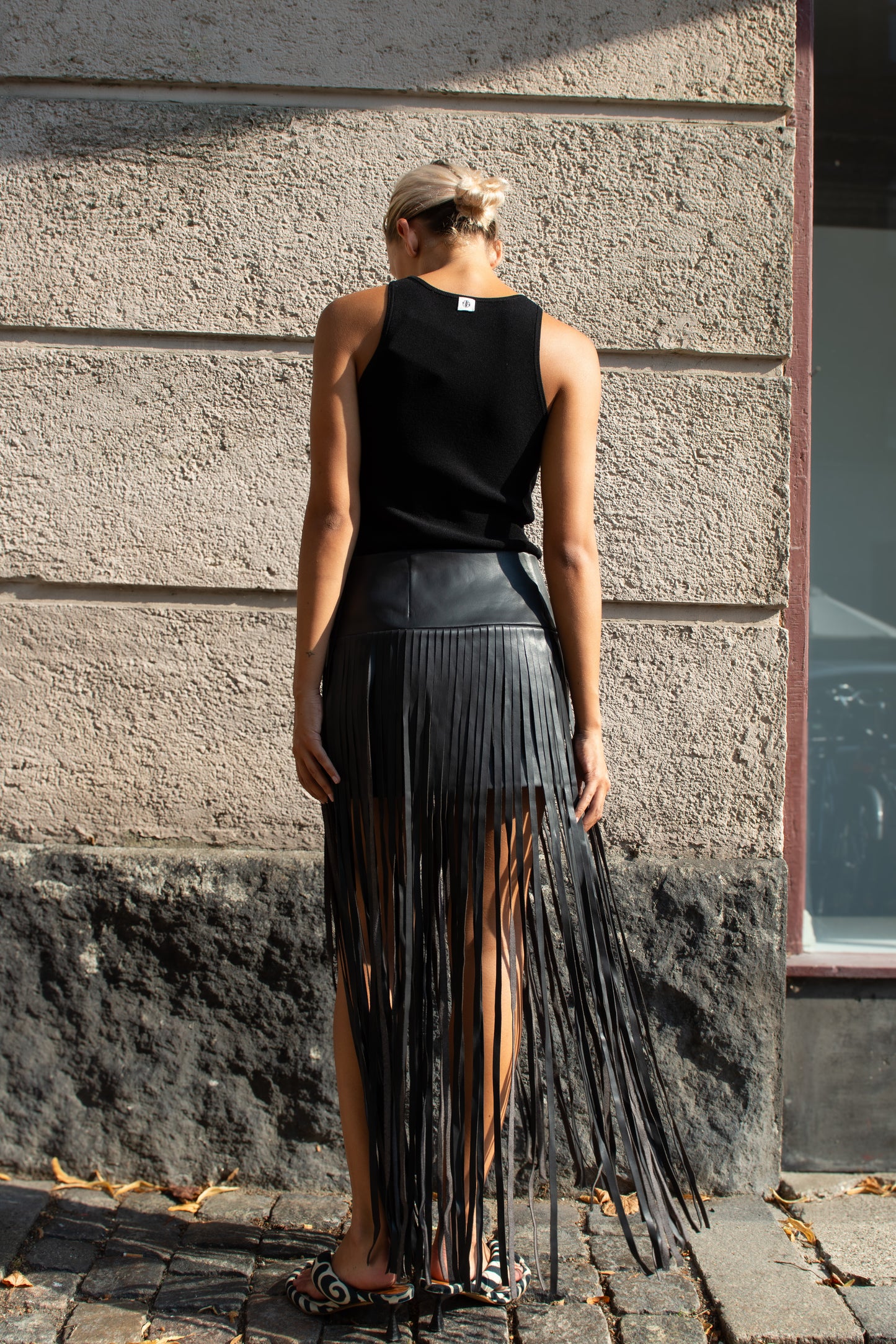 THE GARMENT, Brooklyn Fringe Skirts, Black