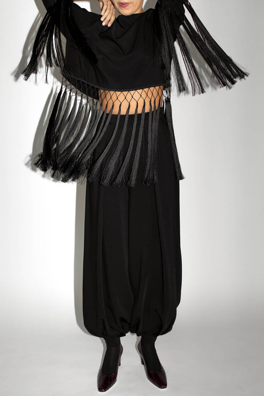 MR. LARKIN, Athena Balloon Pants, Black