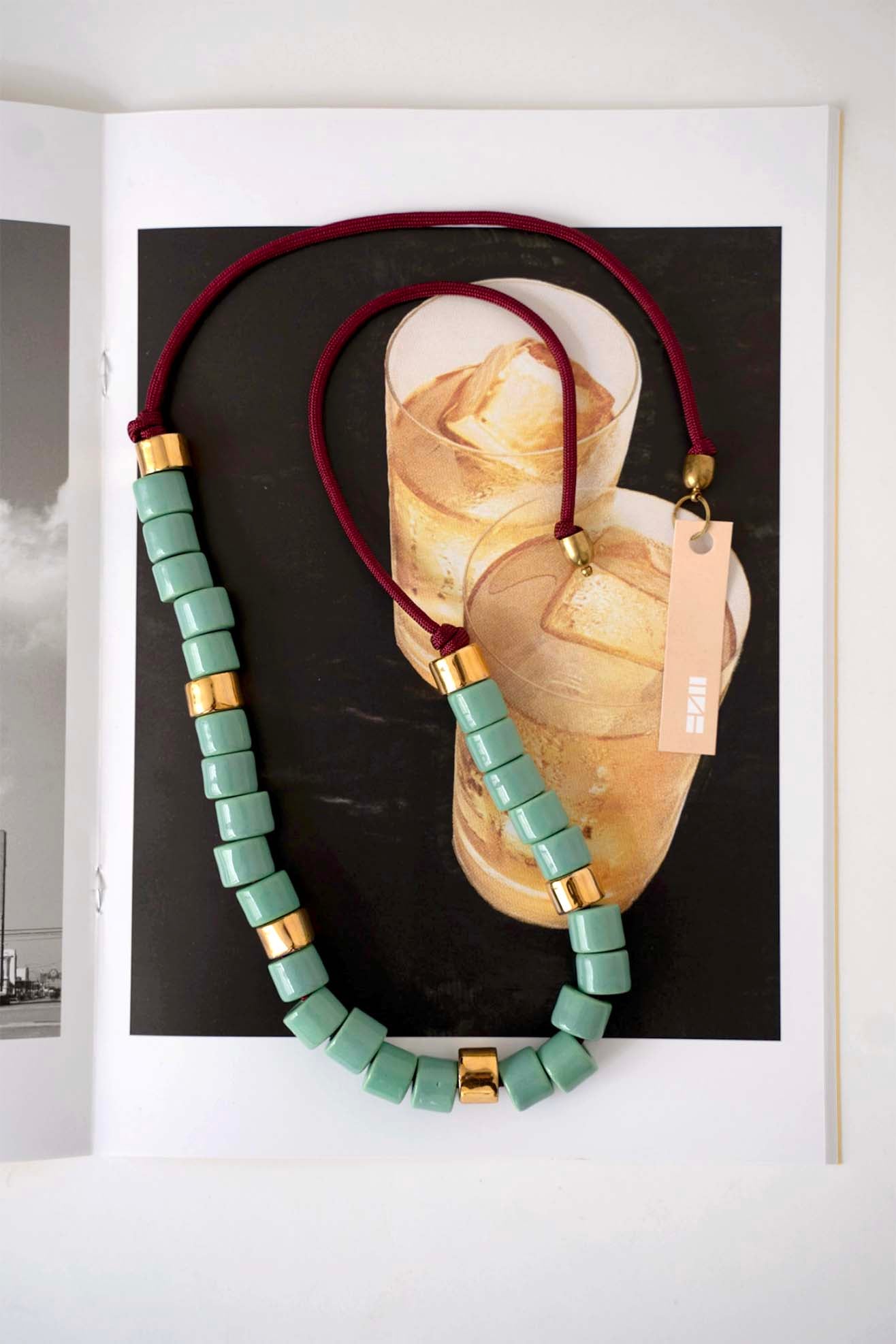 HER NEW TRIBE, Bead Two Necklace, Ming & Karat