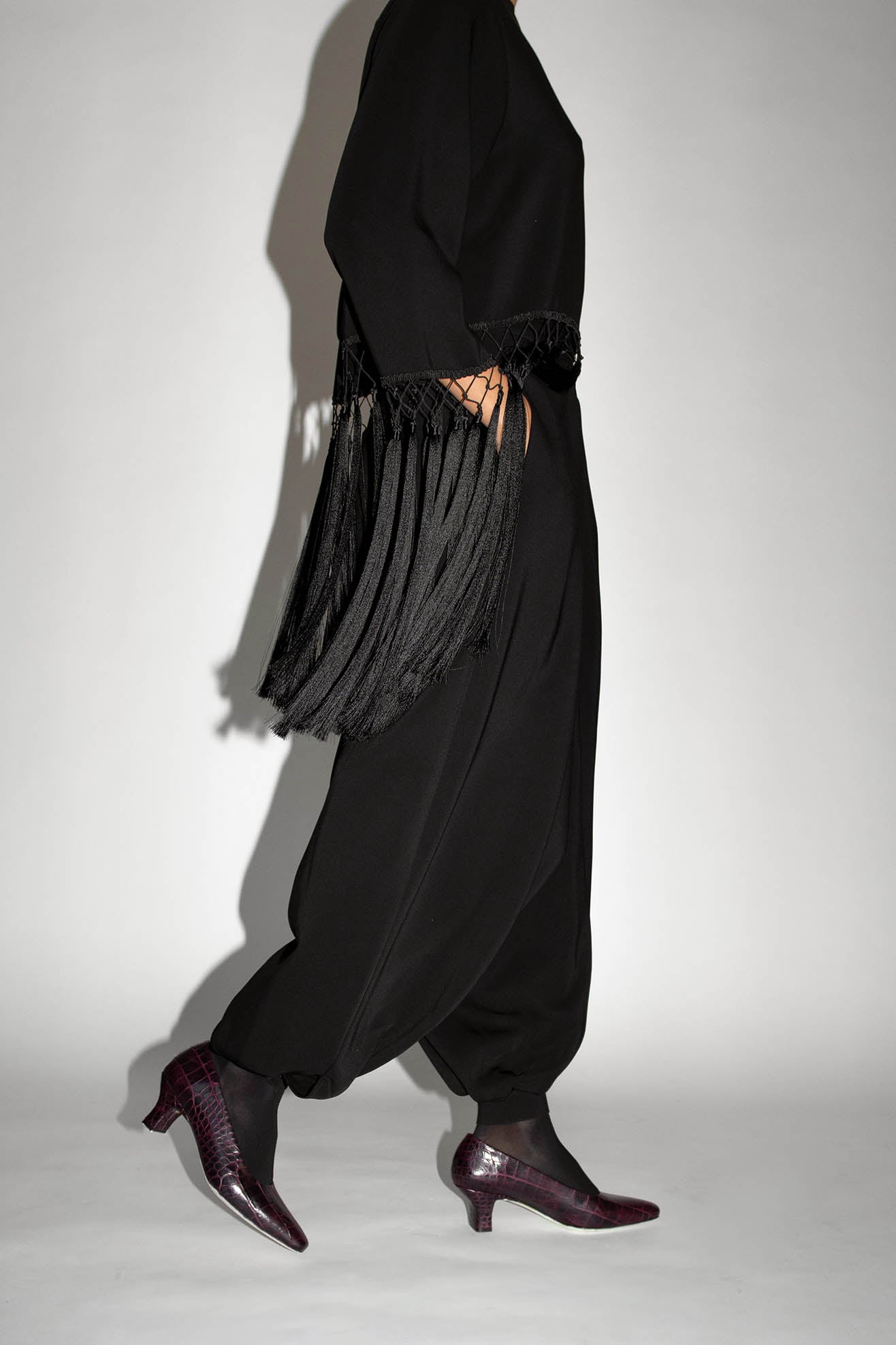 MR. LARKIN, Athena Balloon Pants, Black