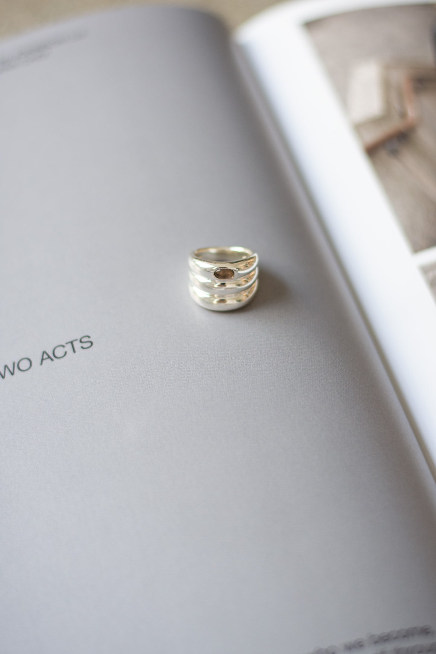 TRINE TUXEN, Echo Ring, Sterling Silver