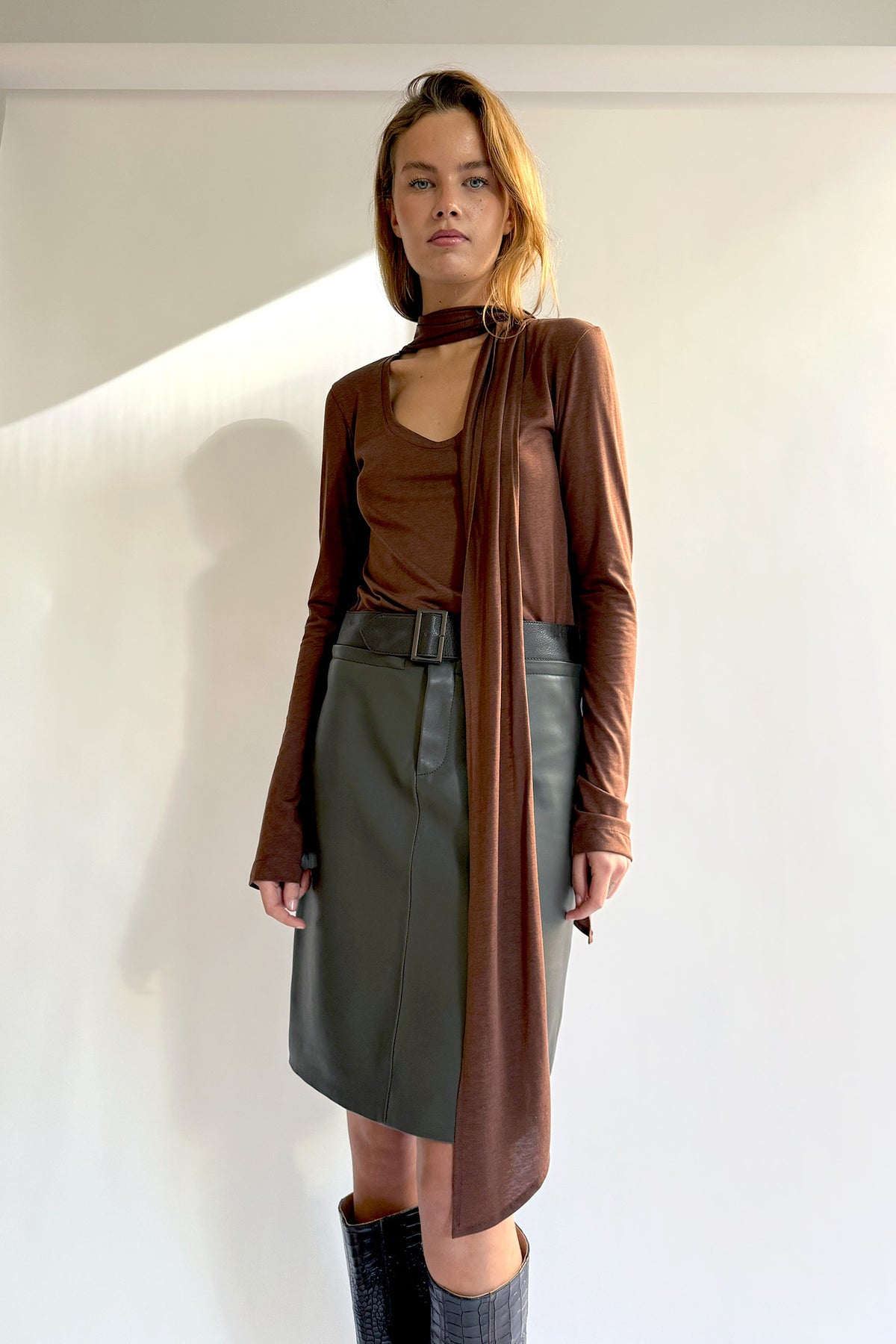 LAMIA LAGHA, LouLou Long Sleeves, Brown