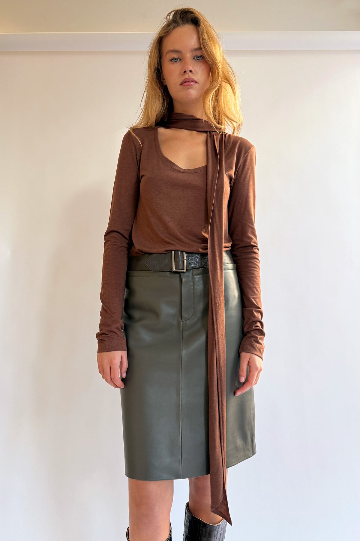 LAMIA LAGHA, LouLou Long Sleeves, Brown