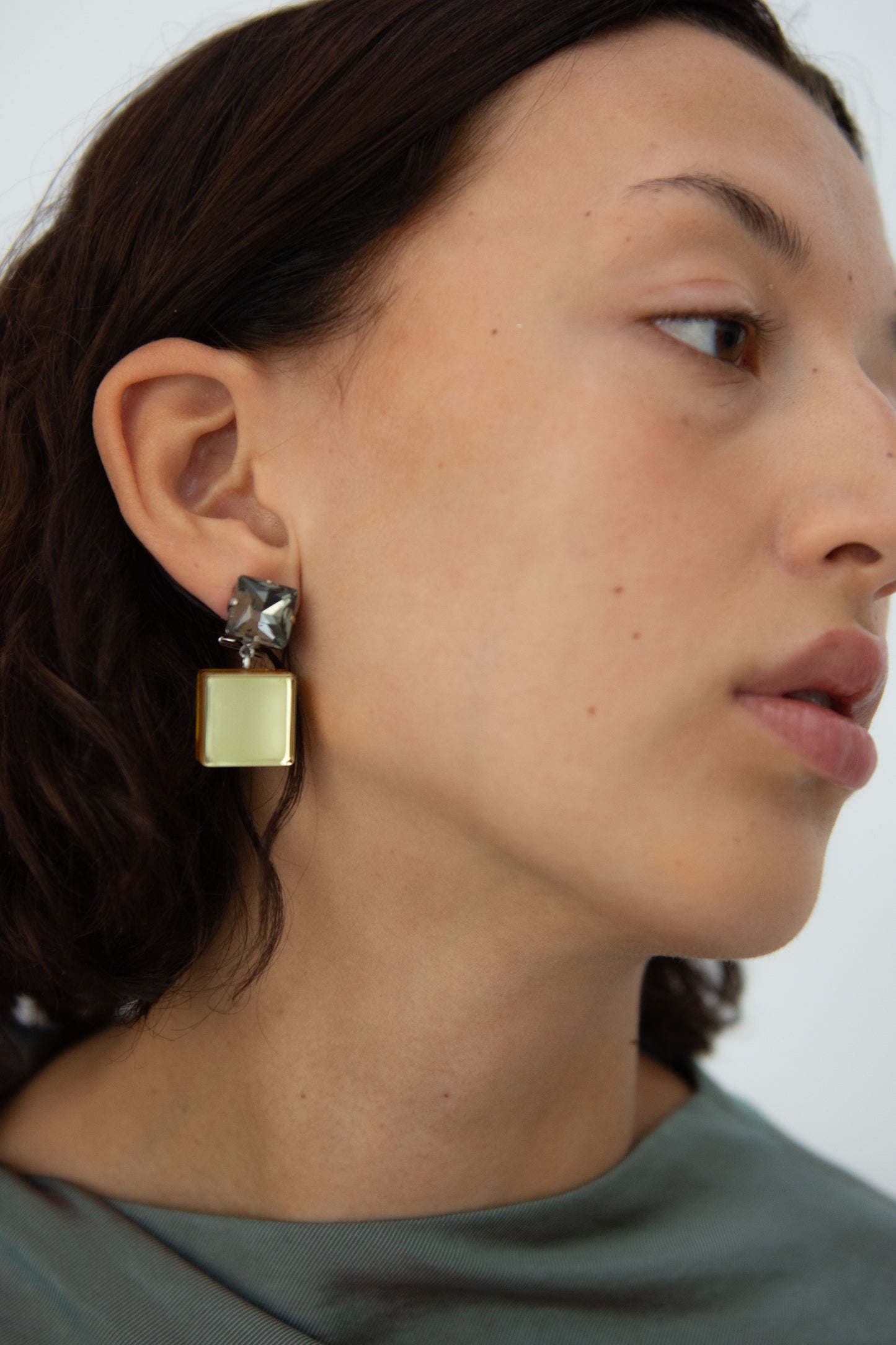 RACHEL COMEY, Halstead Gem Earring, Citron