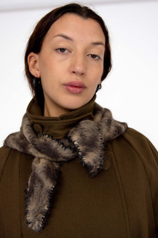 RACHEL COMEY, Vetta Scarf, Chocolate Space Dye